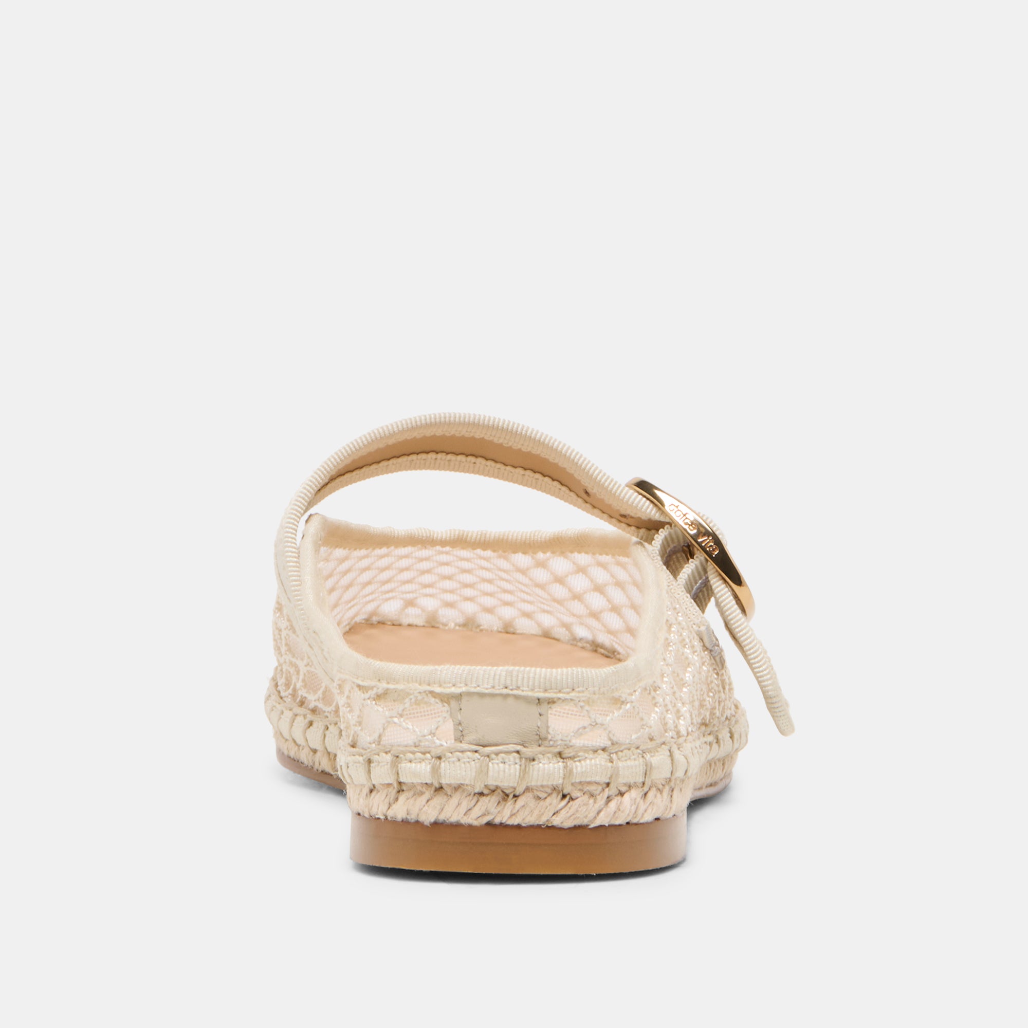 MILIE FLATS ECRU WOVEN MESH - Image 7