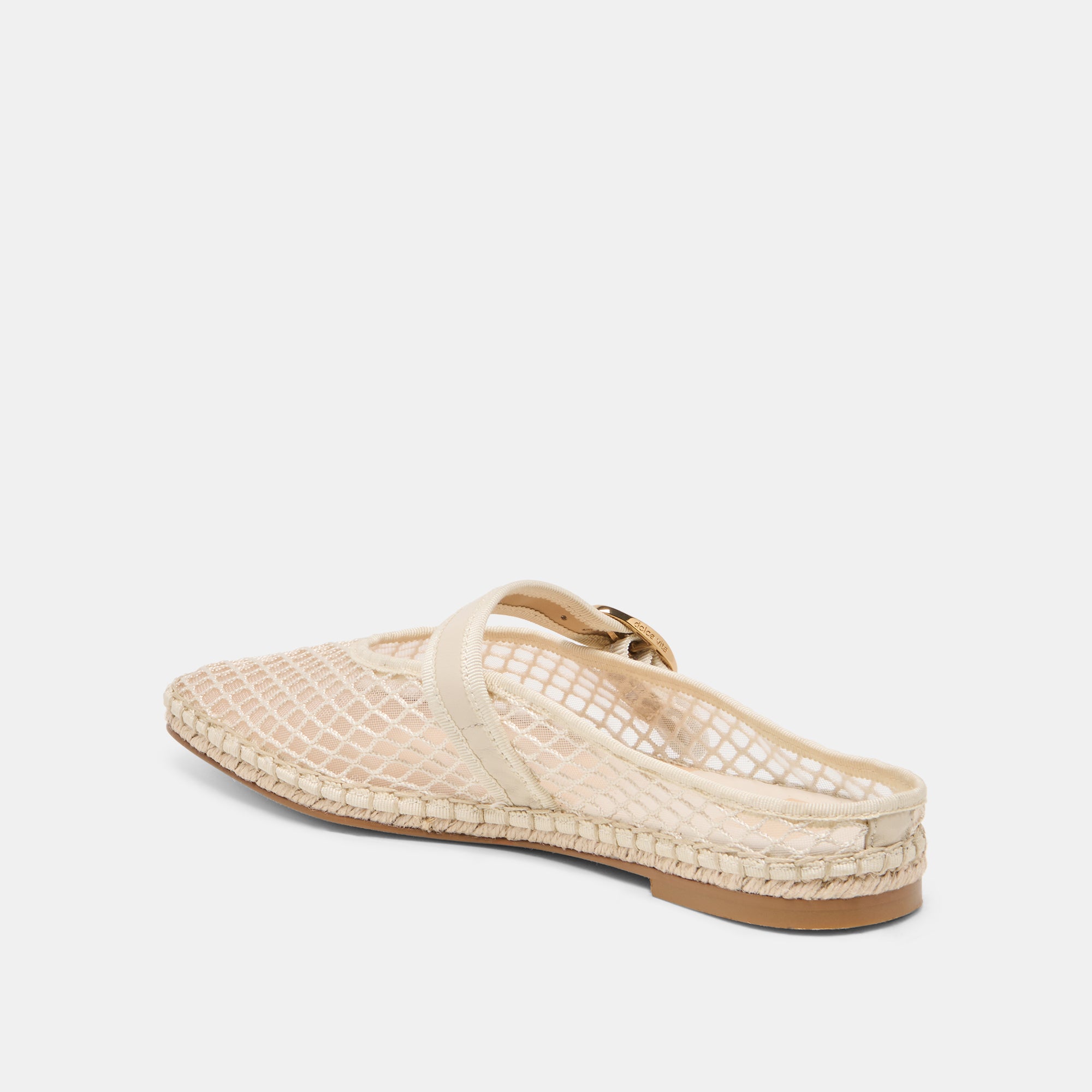 MILIE FLATS ECRU WOVEN MESH - Image 5