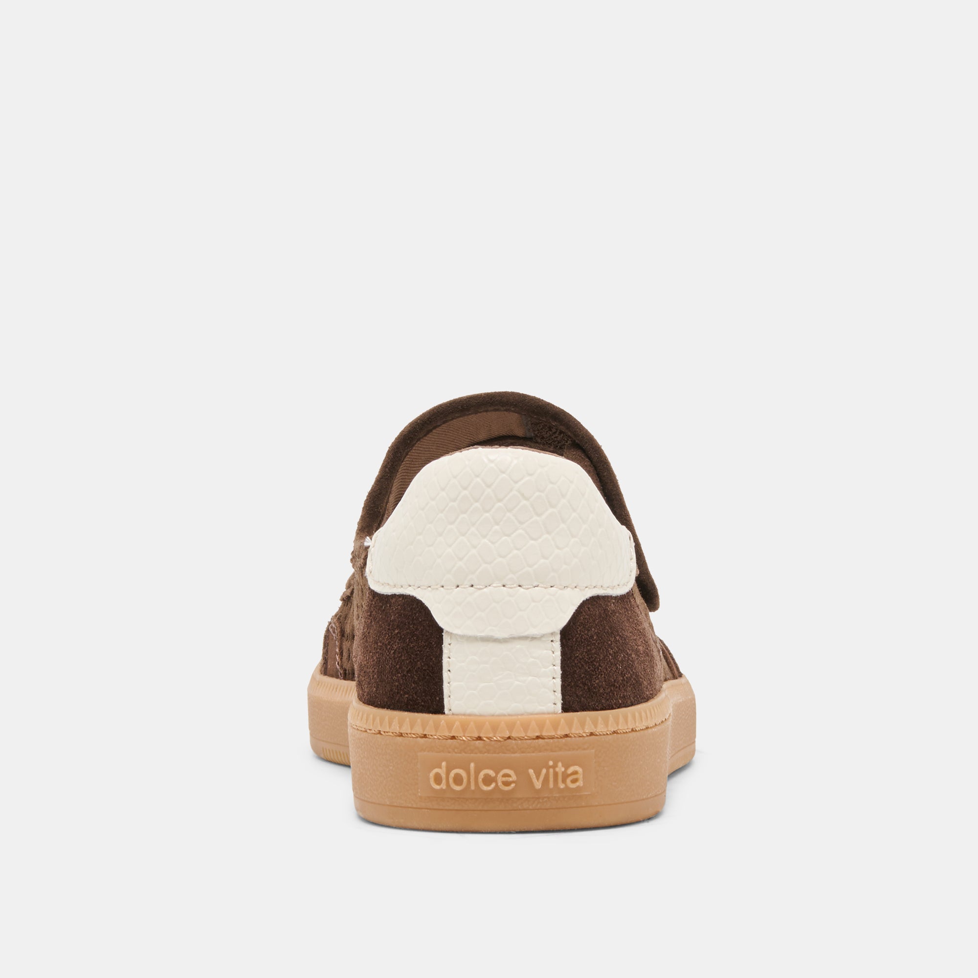 NANET SNEAKERS DK BROWN PERFORATED SUEDE - Image 7