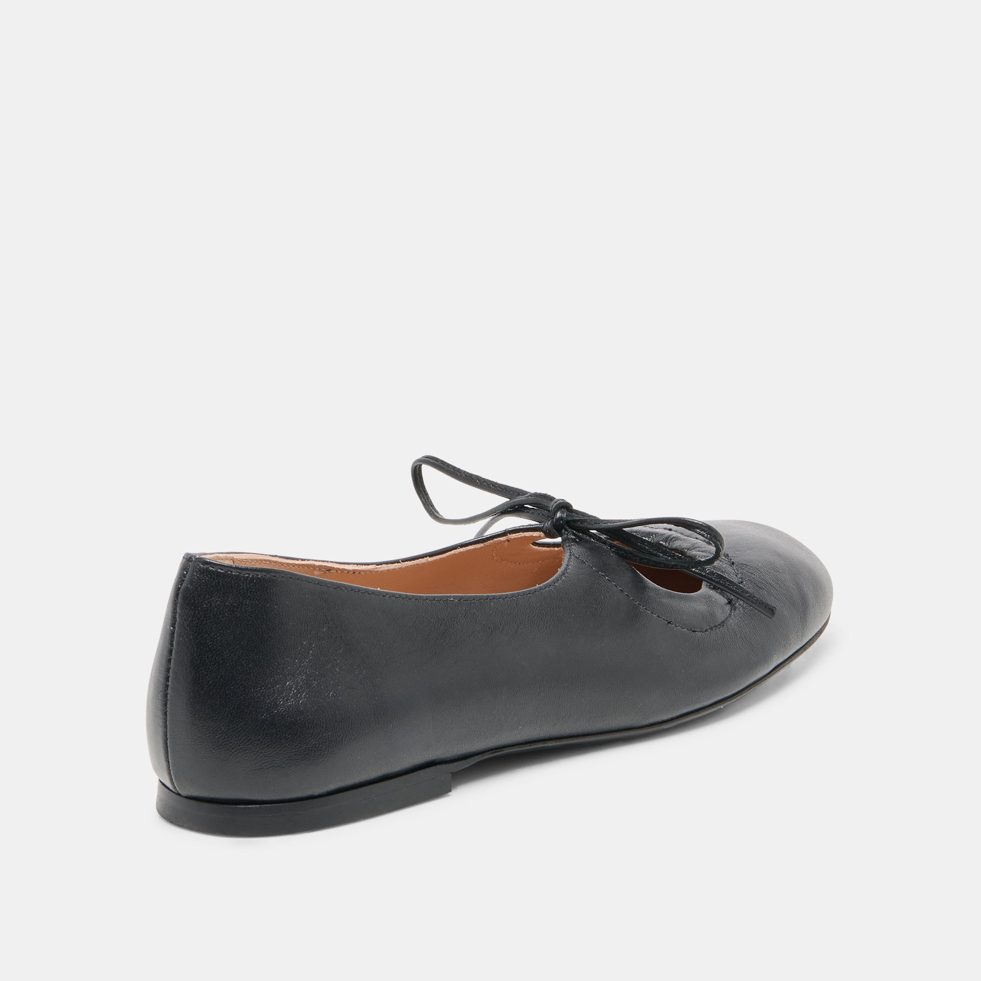 PAZEY BALLET FLATS BLACK LEATHER - Image 3