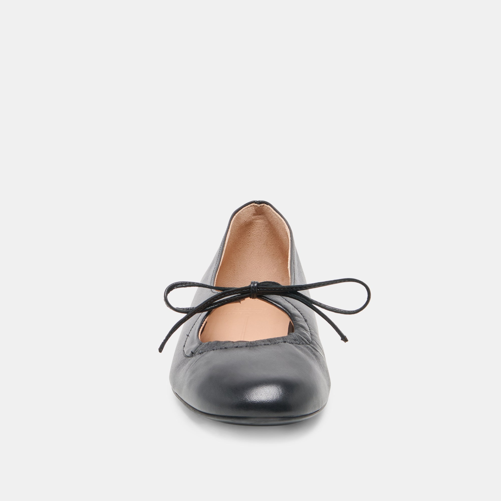 PAZEY BALLET FLATS BLACK LEATHER - Image 7