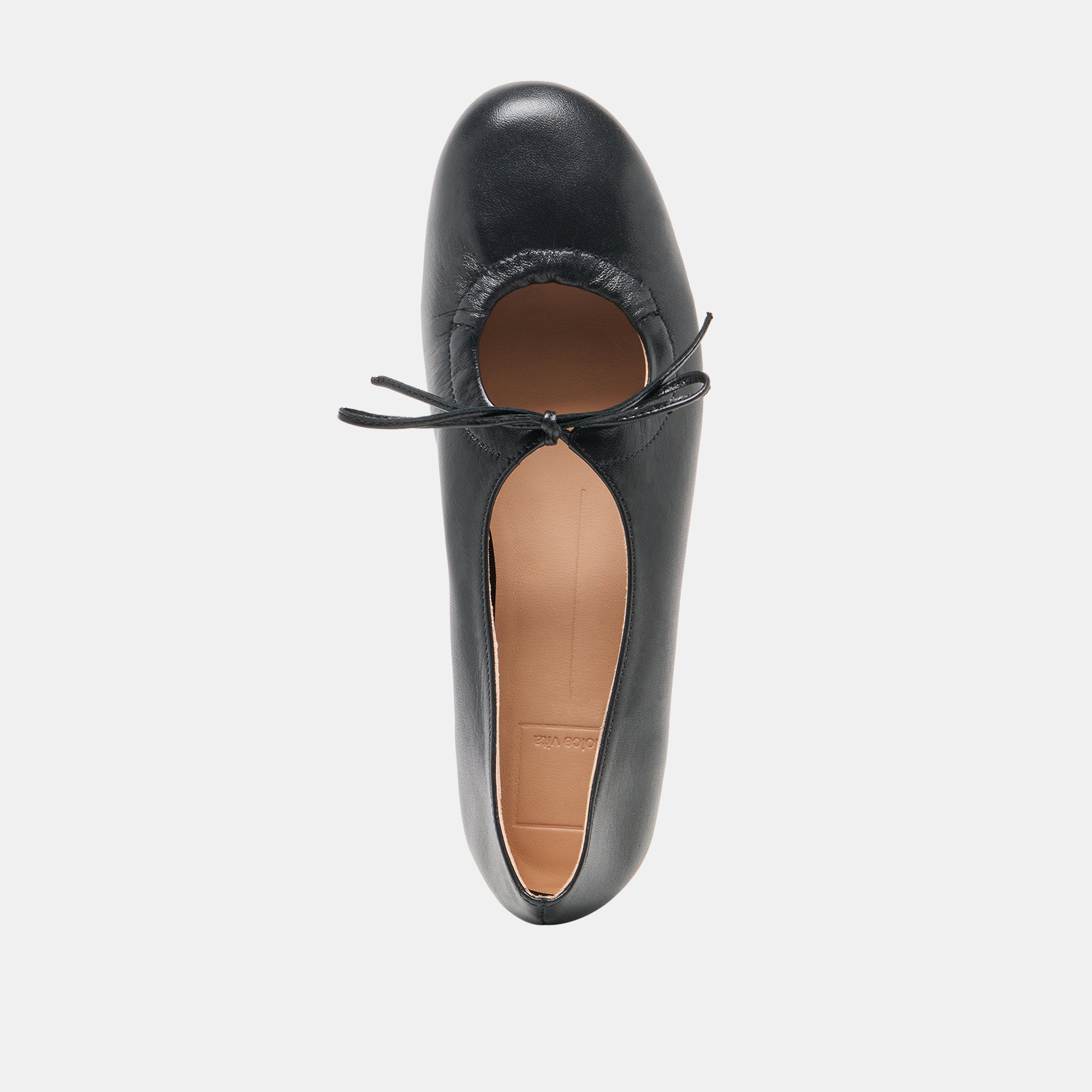 PAZEY BALLET FLATS BLACK LEATHER - Image 9
