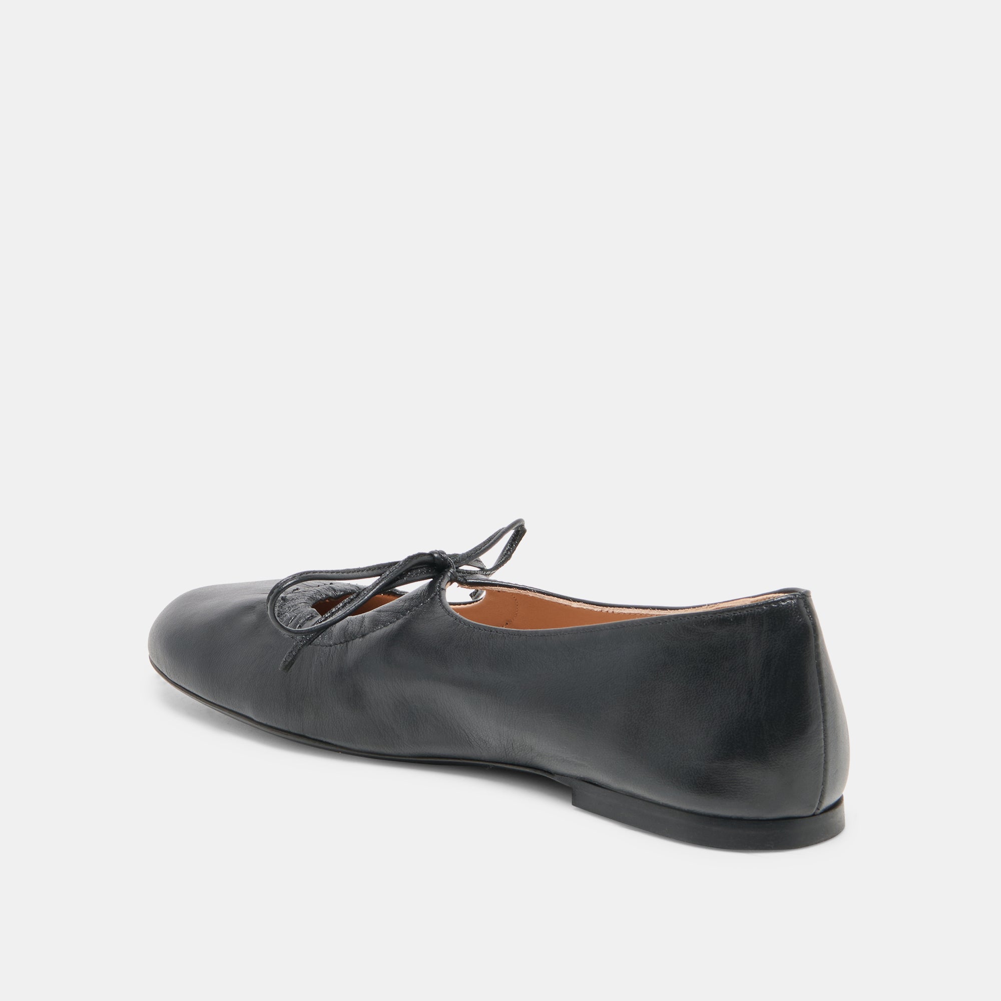 PAZEY BALLET FLATS BLACK LEATHER - Image 5