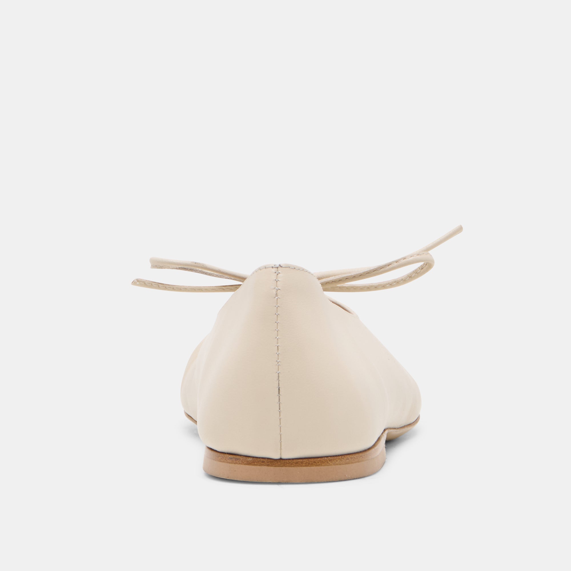 PAZEY BALLET FLATS BONE LEATHER - Image 8