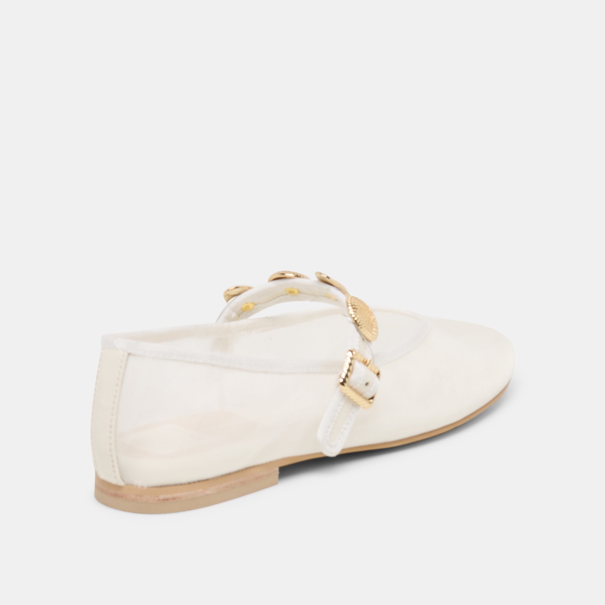 RELAN MESH BALLET FLATS WHITE MESH - Image 5