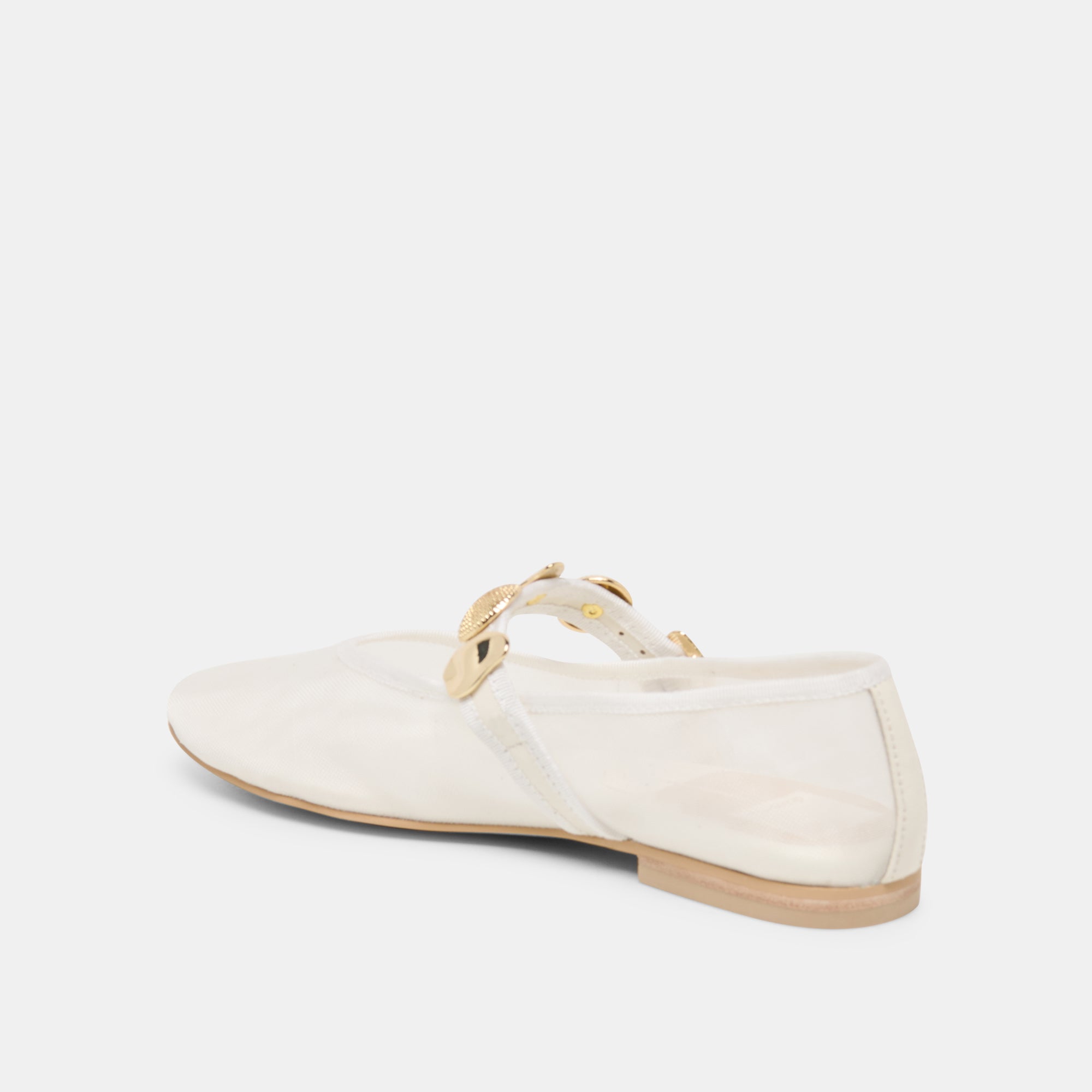 RELAN MESH BALLET FLATS WHITE MESH - Image 7