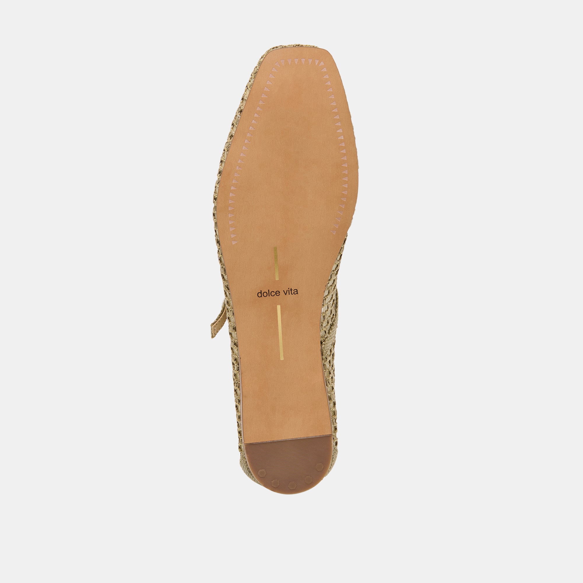 REYES BALLET FLATS OLIVE WOVEN RAFFIA - Image 9