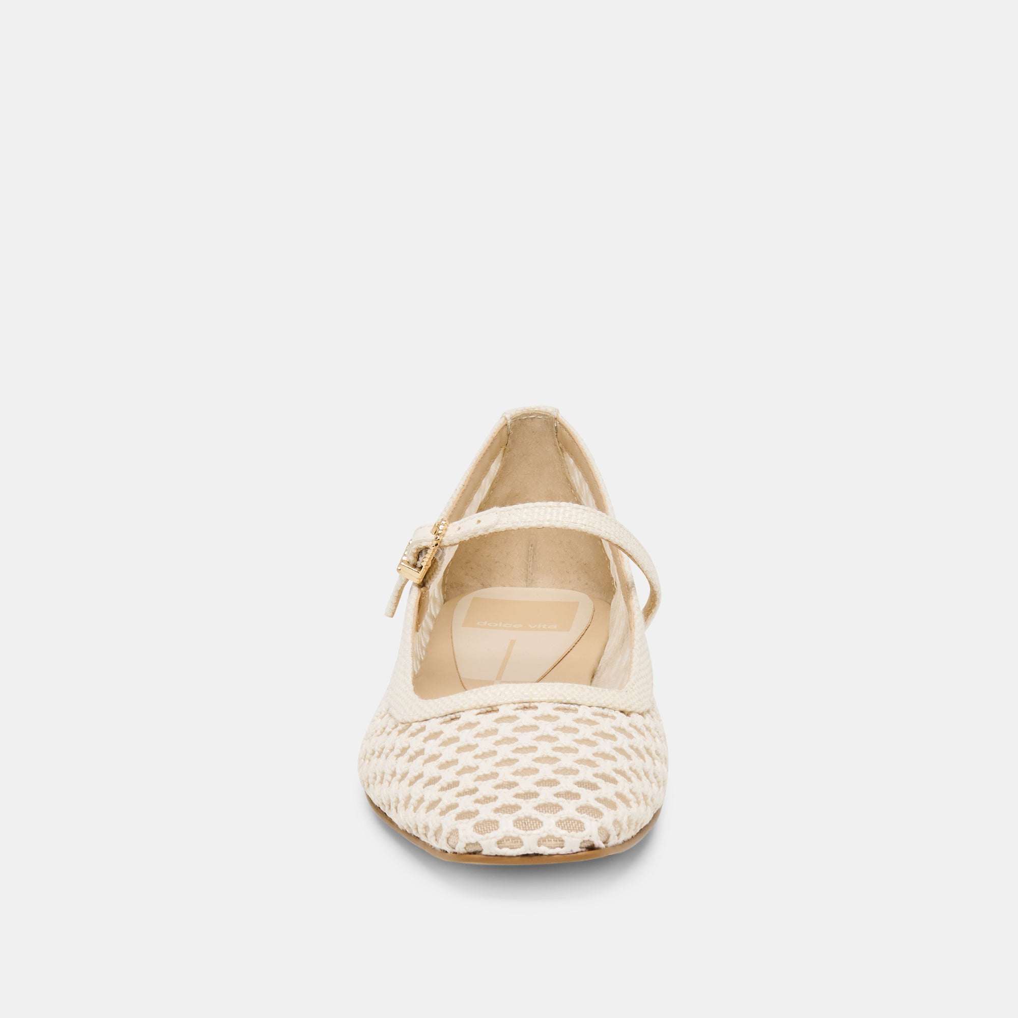 REYES BALLET FLATS WHITE WOVEN RAFFIA - Image 8