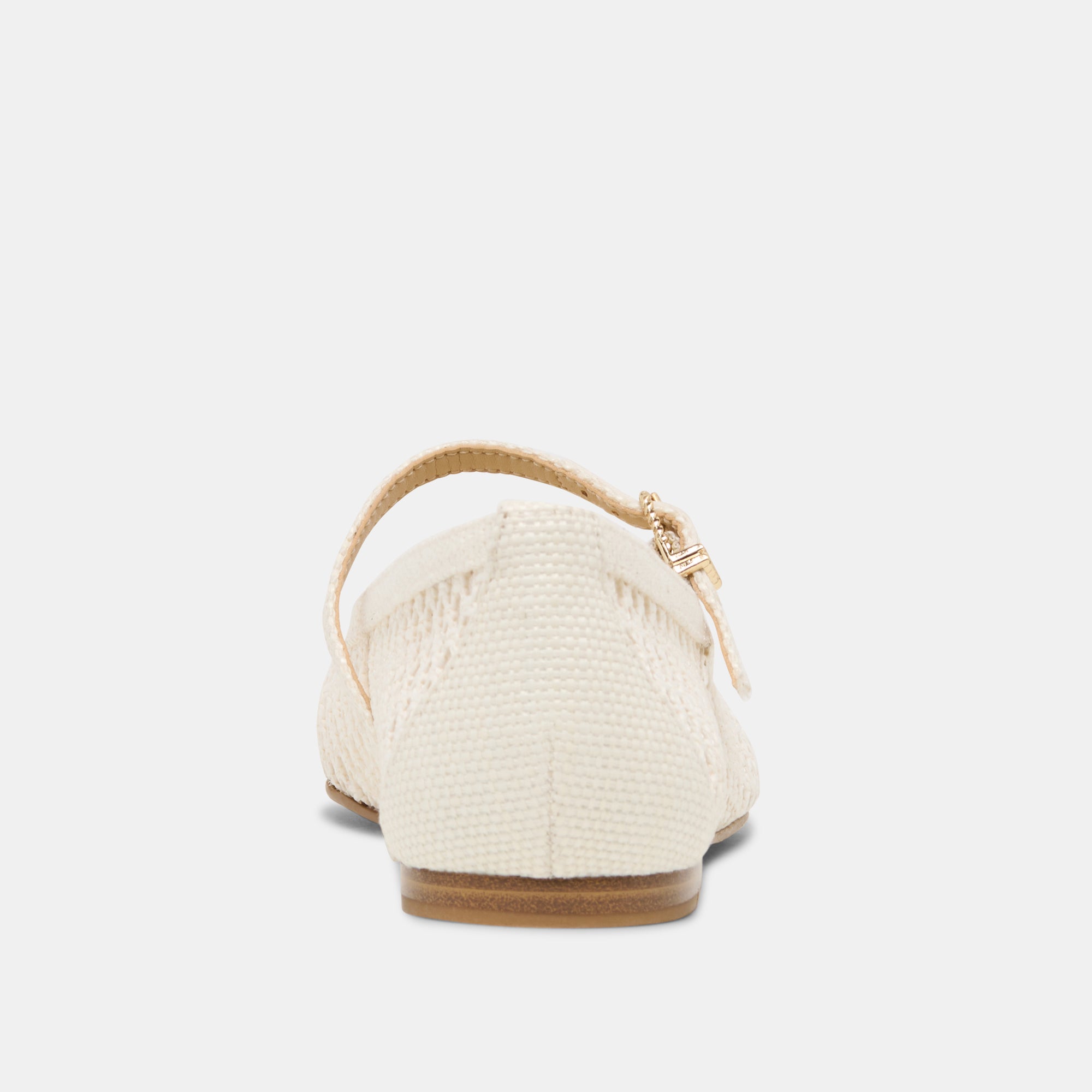 REYES BALLET FLATS WHITE WOVEN RAFFIA - Image 9