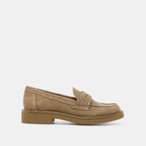 TIGGY LOAFERS OLIVE SUEDE