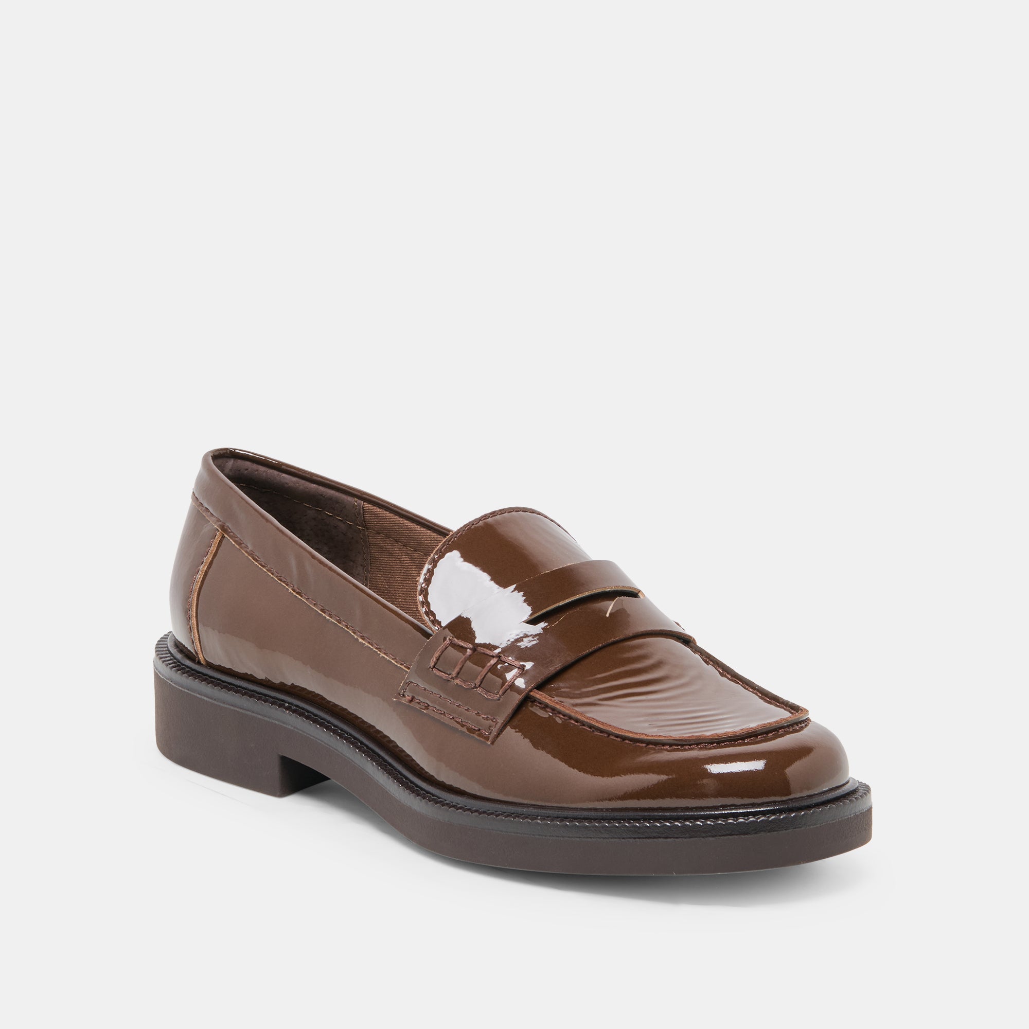 TIGGY LOAFERS WALNUT CRINKLE PATENT - Image 2