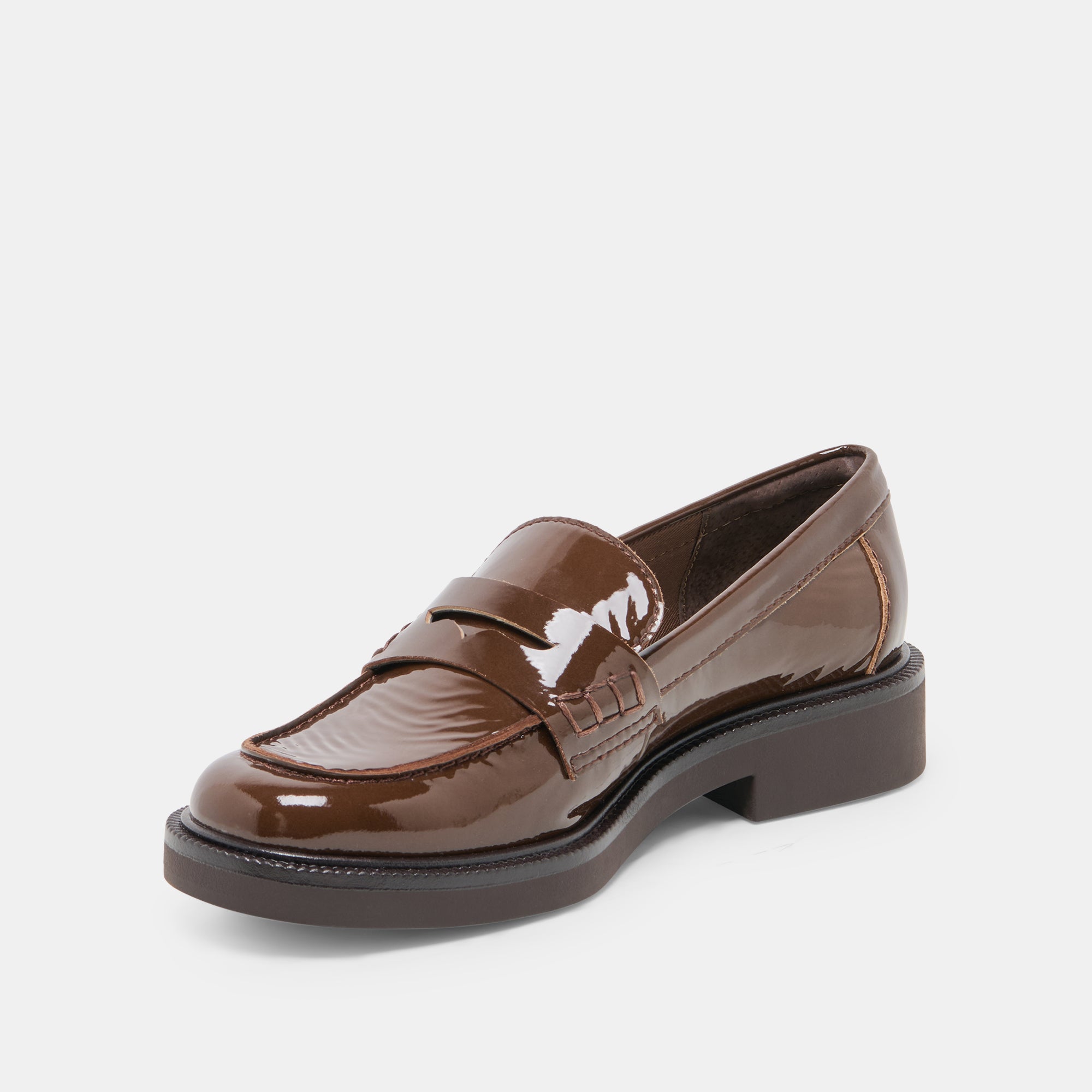 TIGGY LOAFERS WALNUT CRINKLE PATENT - Image 4