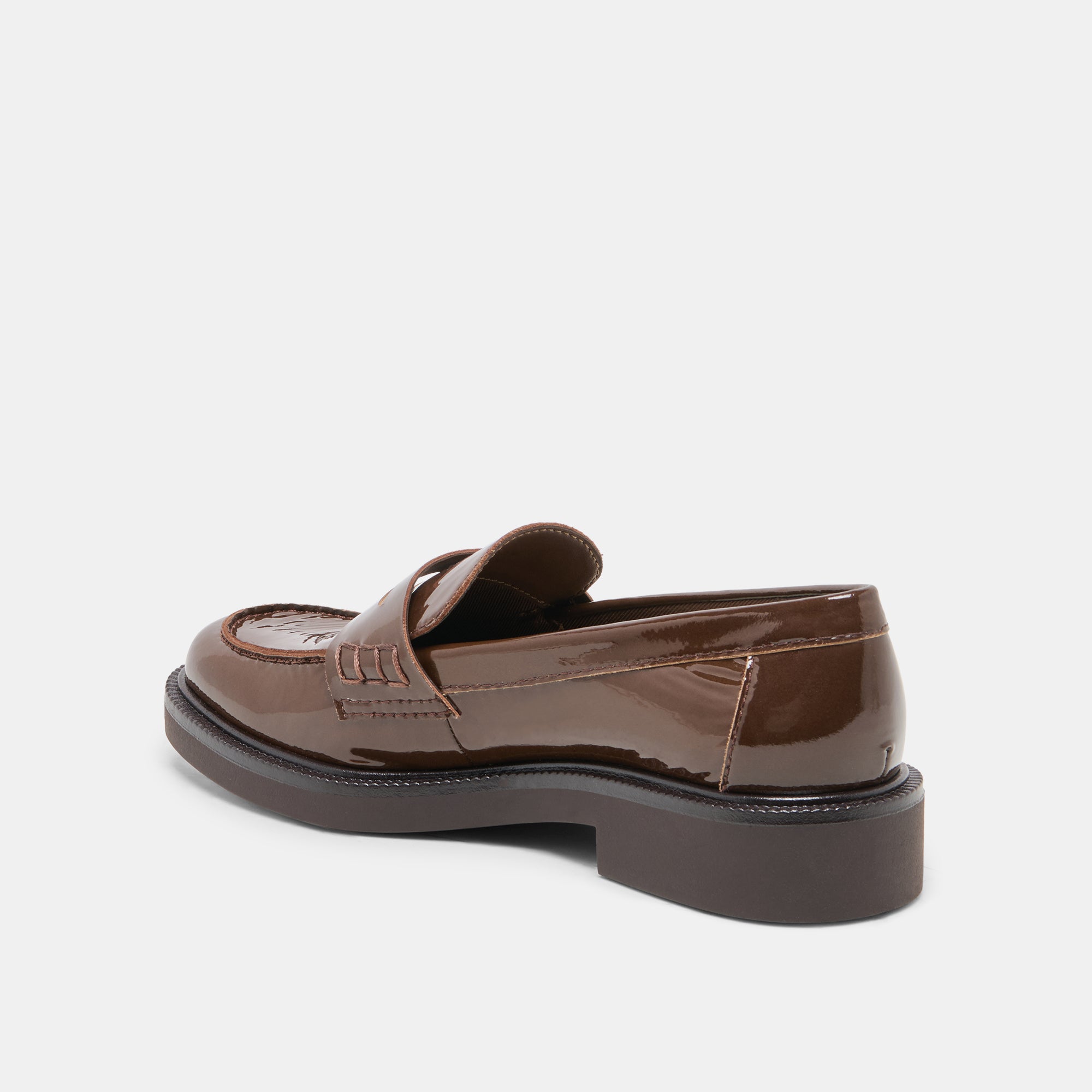 TIGGY LOAFERS WALNUT CRINKLE PATENT - Image 5