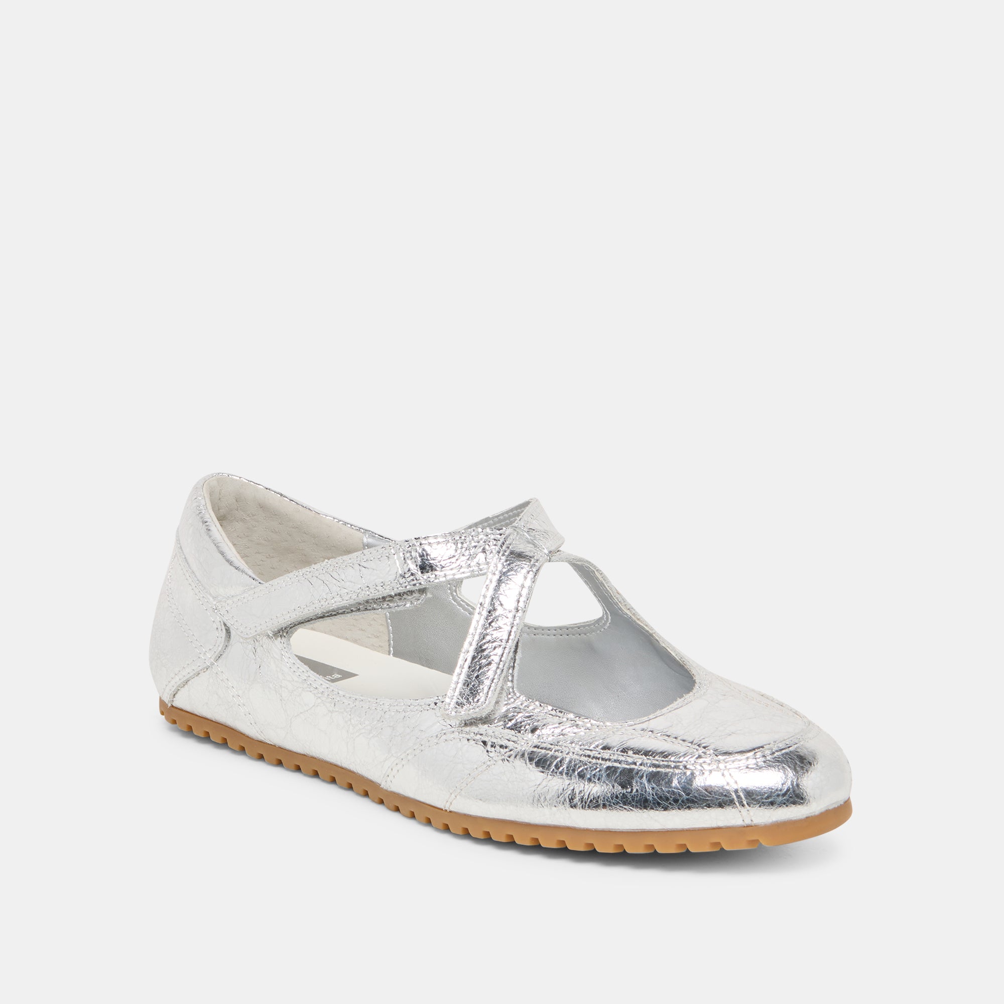 YONO SNEAKERS SILVER DISTRESSED LEATHER - Image 2