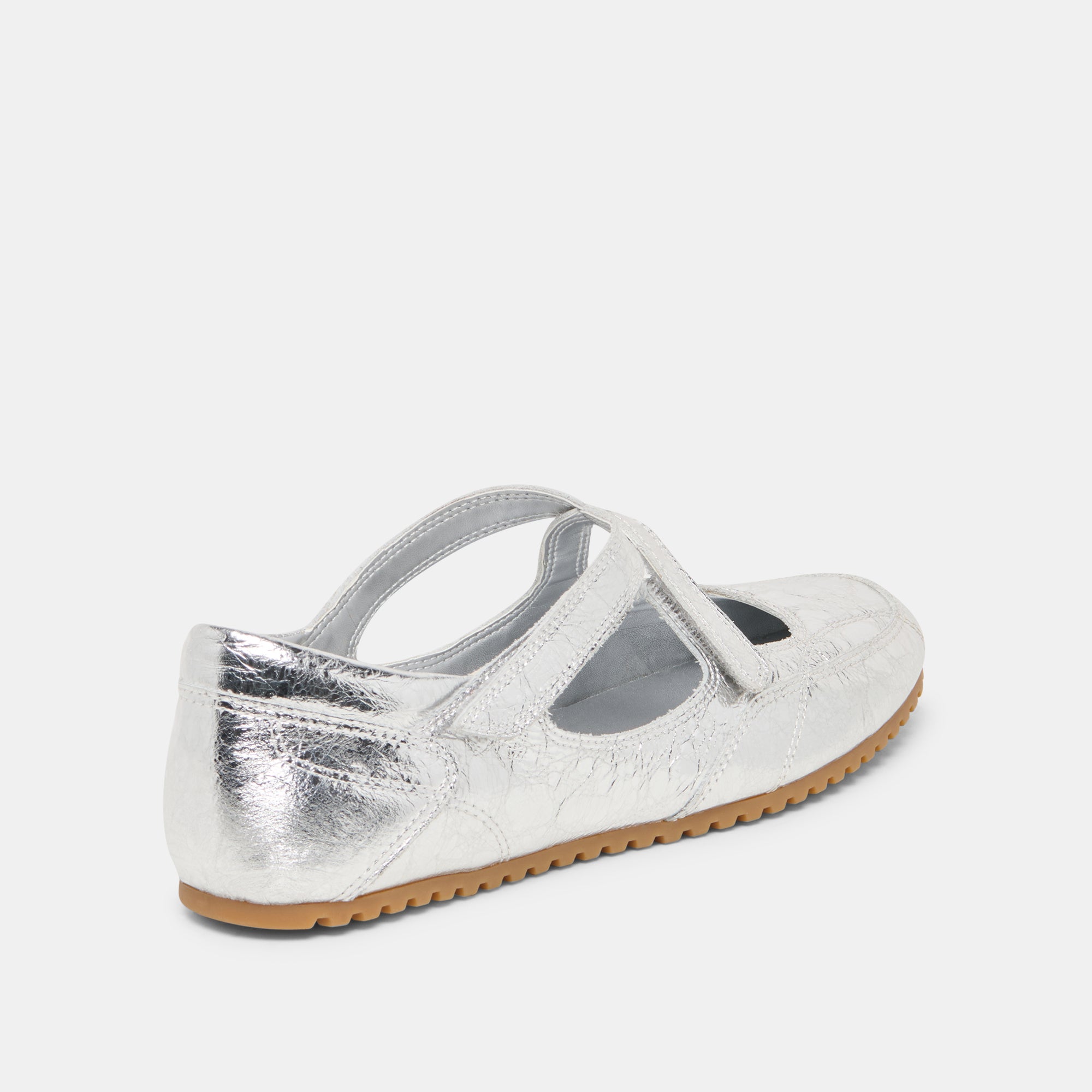 YONO SNEAKERS SILVER DISTRESSED LEATHER - Image 3