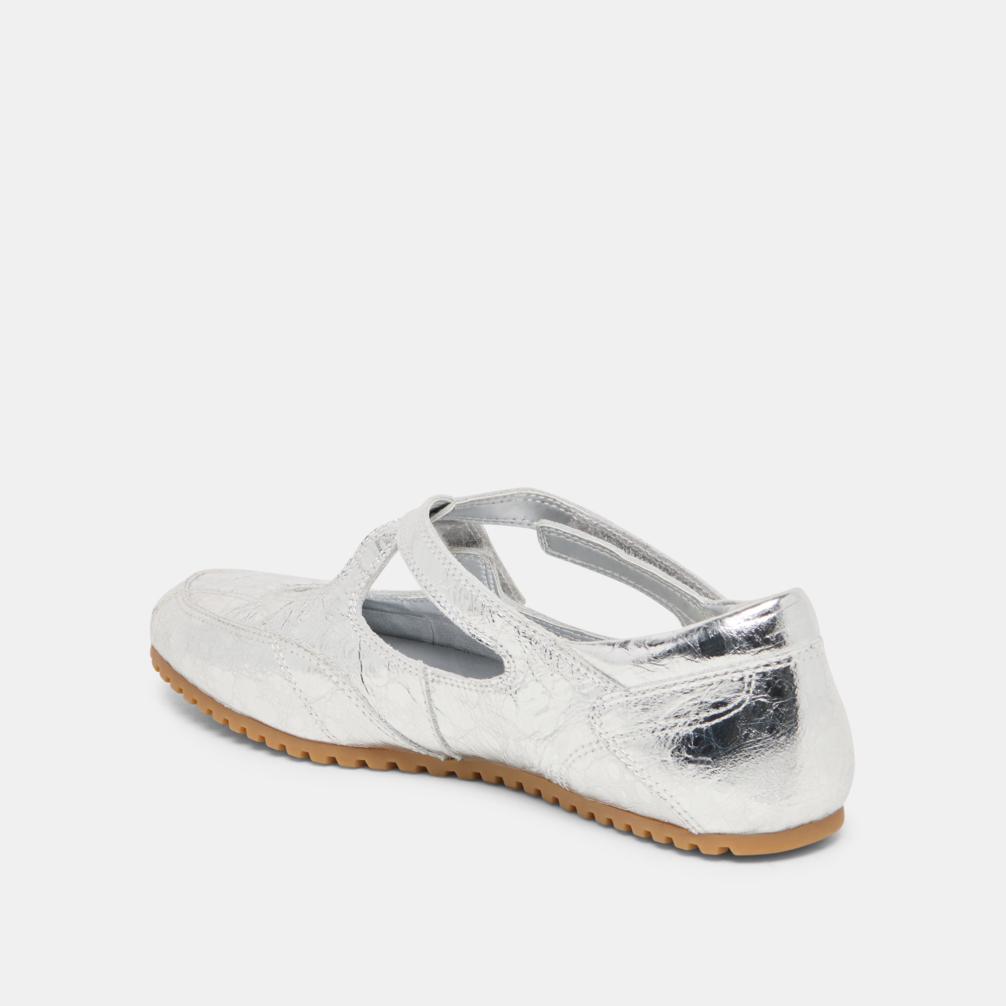 YONO SNEAKERS SILVER DISTRESSED LEATHER - Image 5