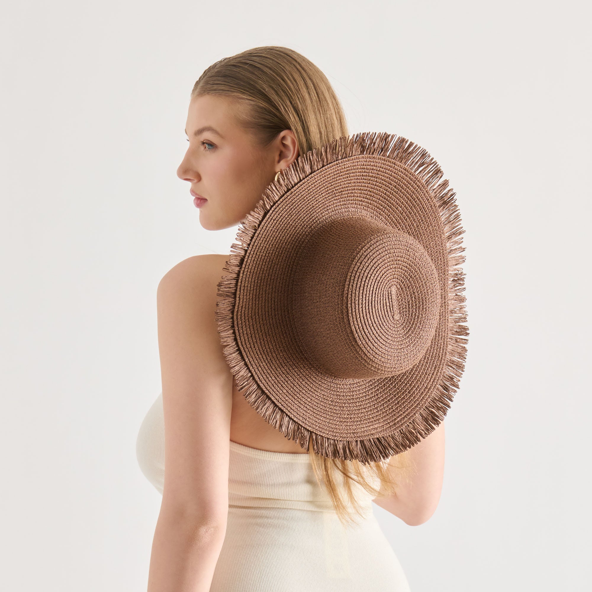 FLOPPY SUNHAT DARK BROWN - Image 6