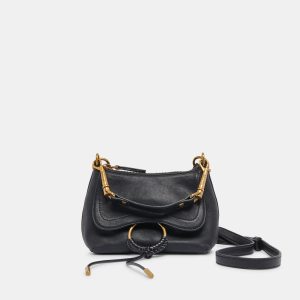 JOLENE CROSSBODY BLACK LEATHER