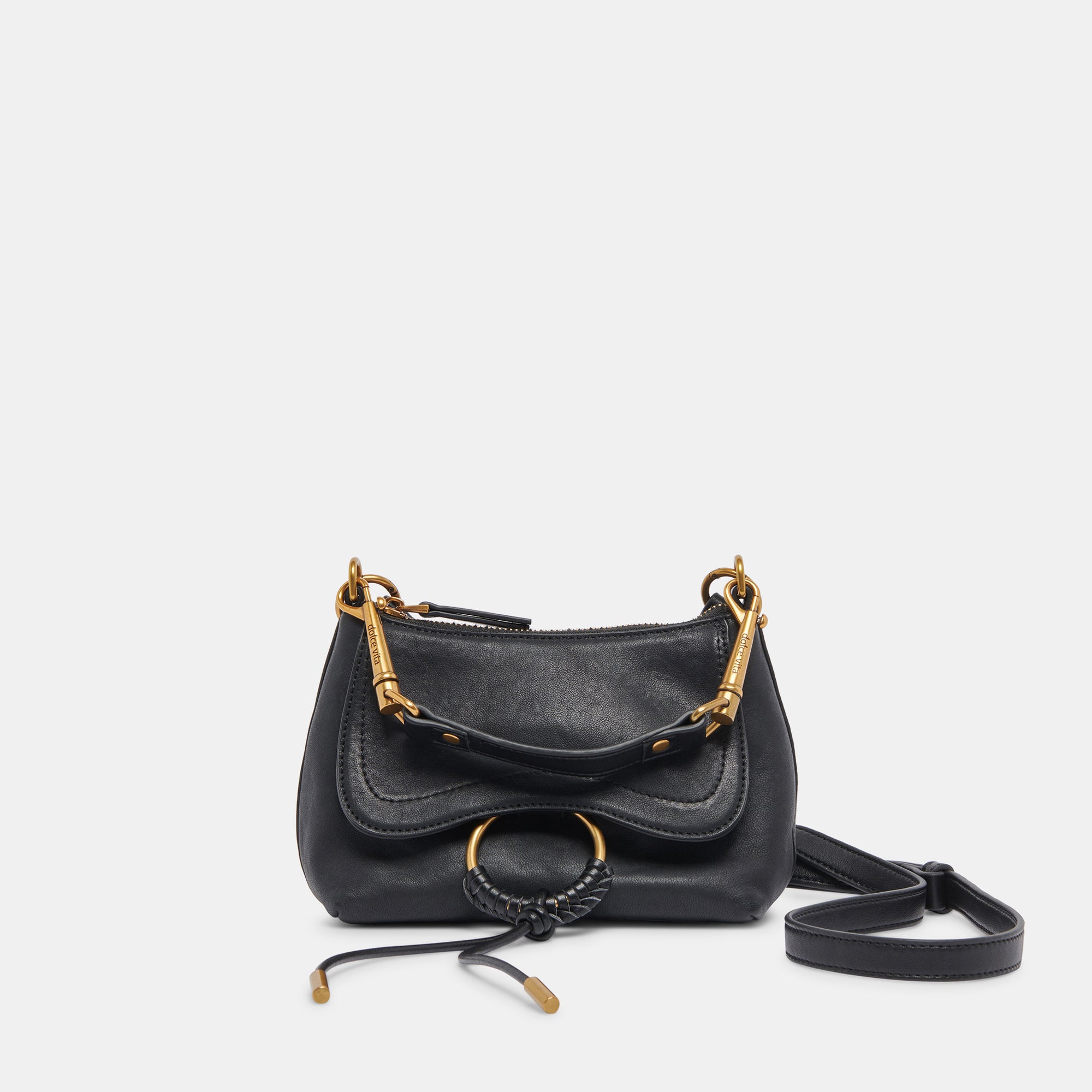 JOLENE CROSSBODY BLACK LEATHER