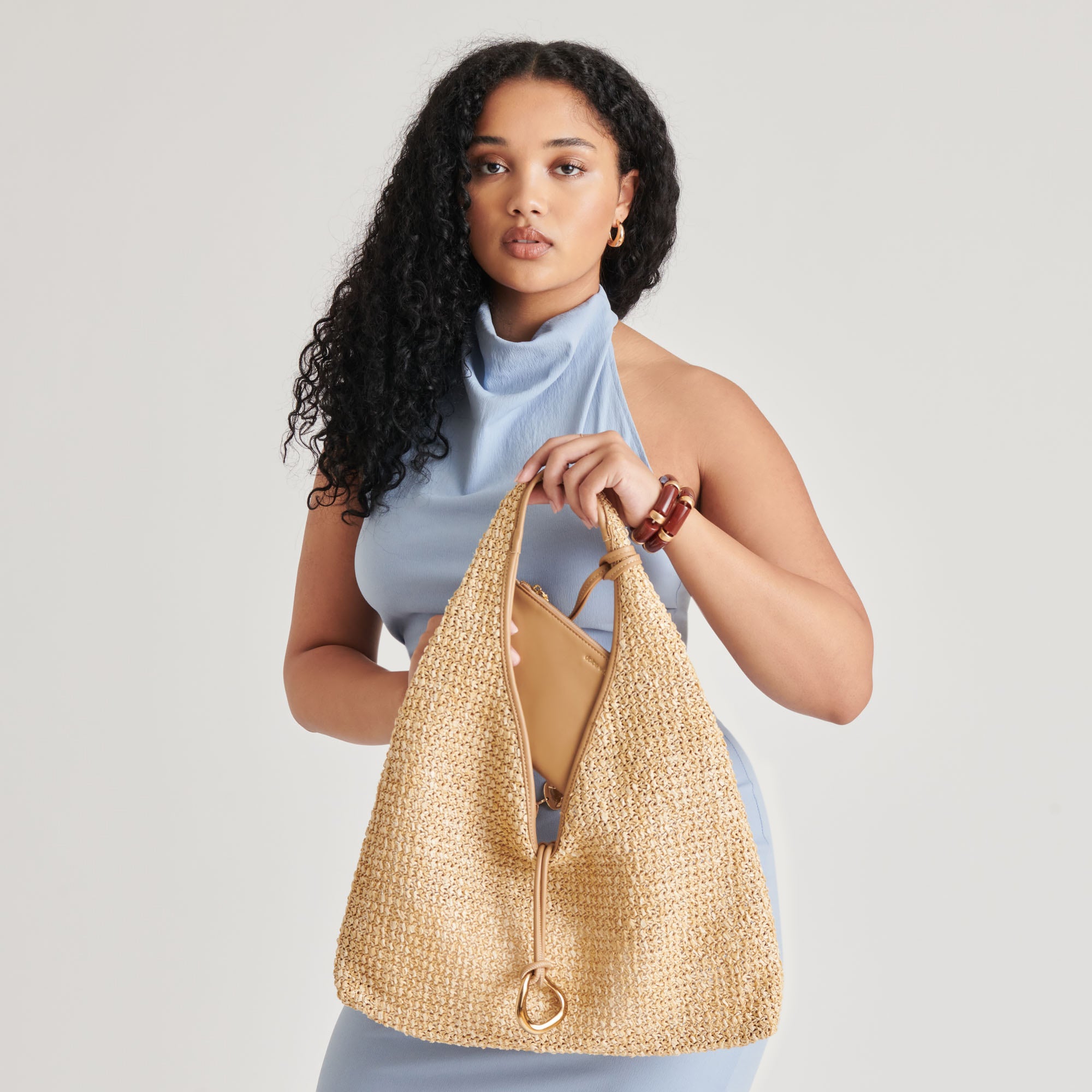 MISSIE TOTE NATURAL RAFFIA - Image 5