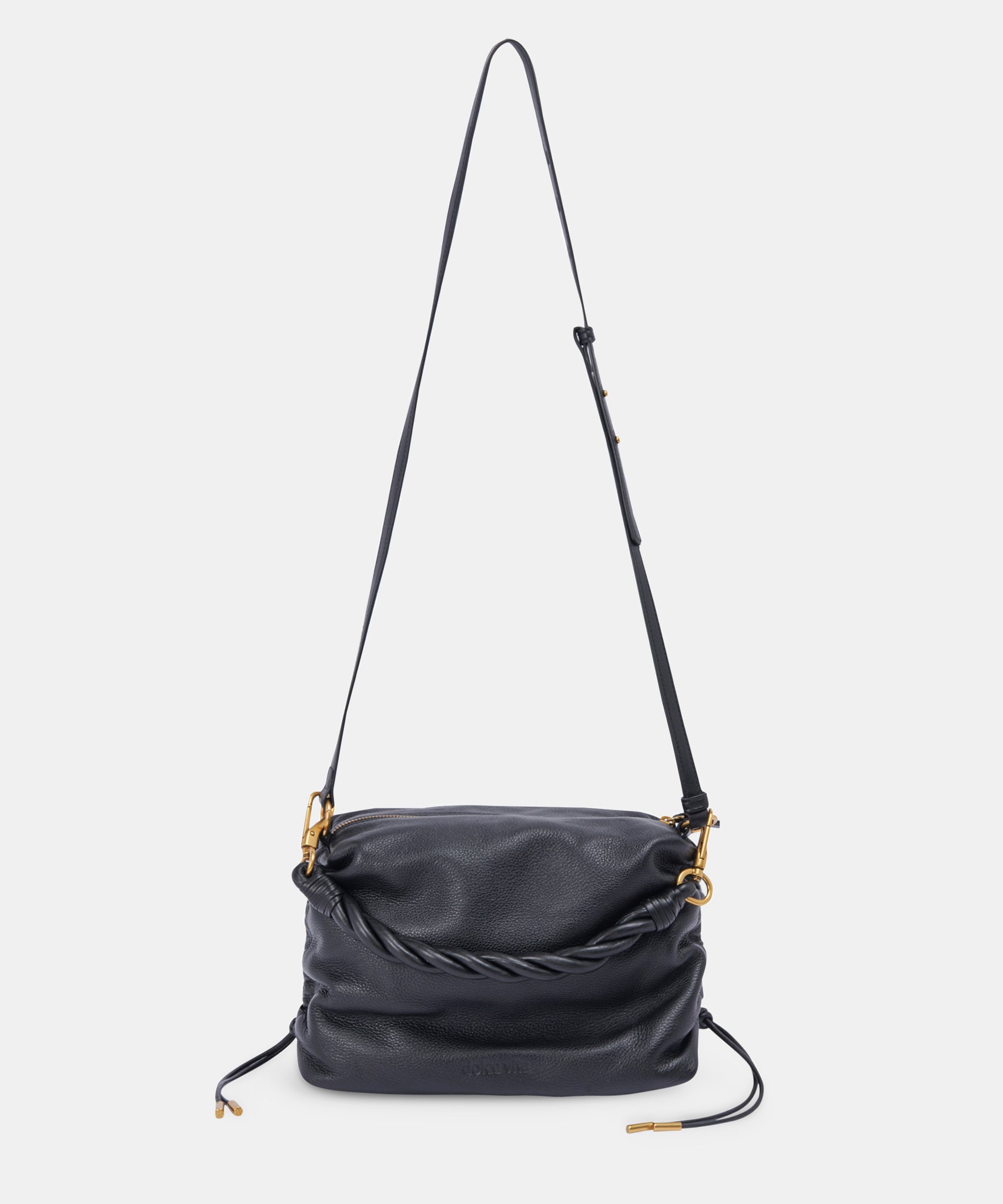 PRESTON SHOULDER/CROSSBODY BLACK LEATHER - Image 9