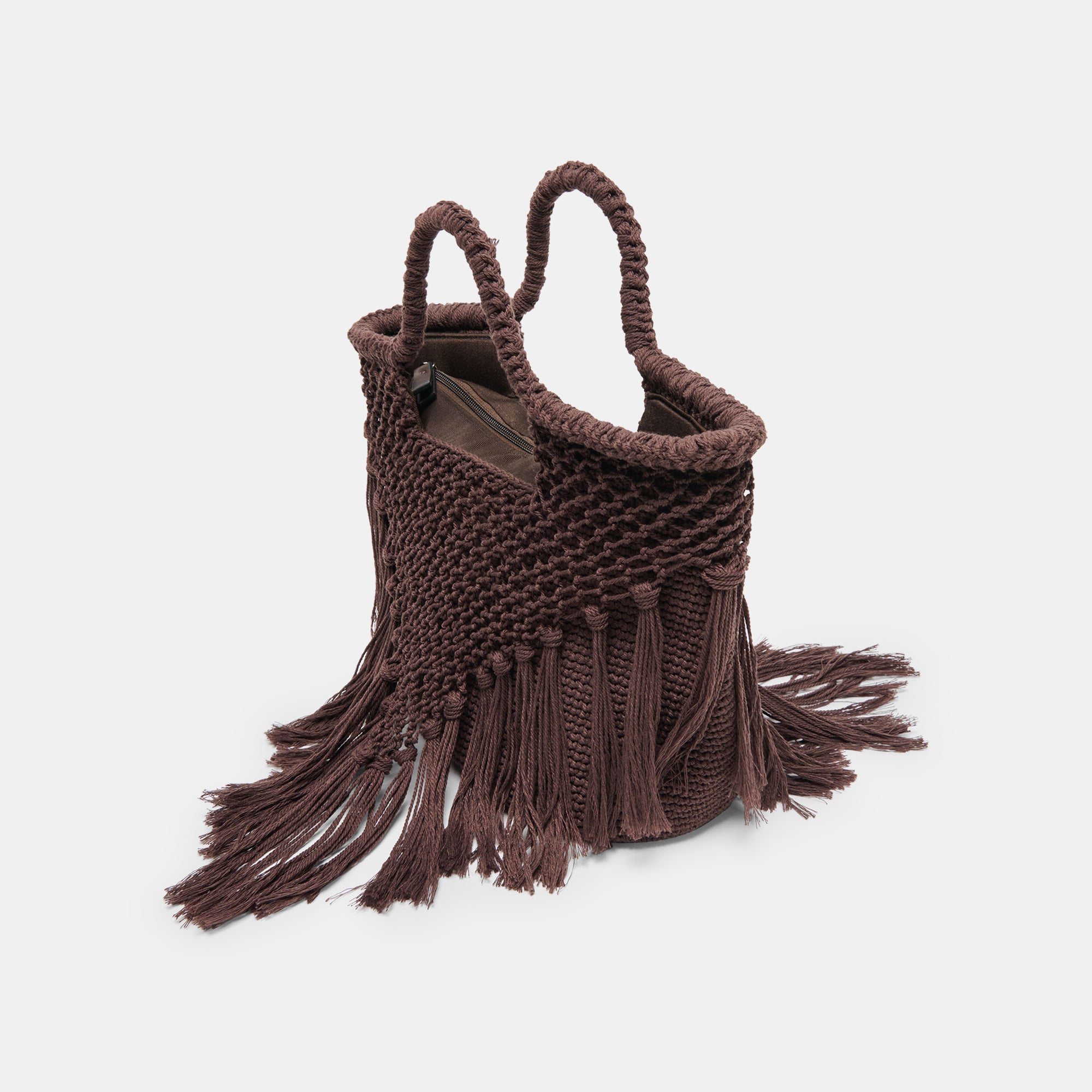 BIRCH HANDBAG CHOCOLATE CROCHET - Image 3