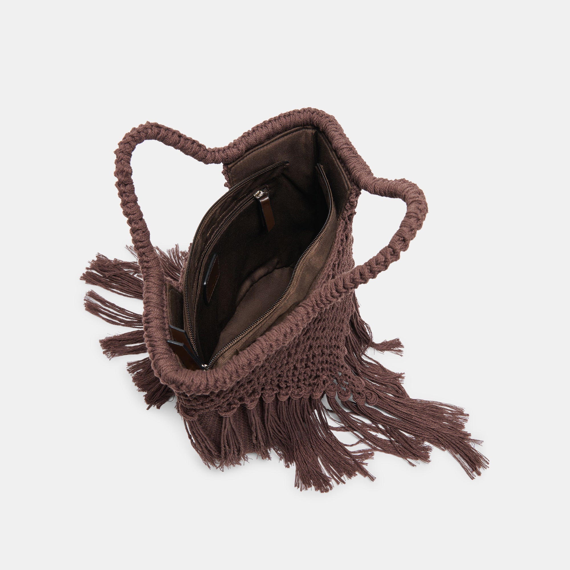 BIRCH HANDBAG CHOCOLATE CROCHET - Image 5