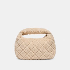 FRANKIE HANDBAG NATURAL PLUSH