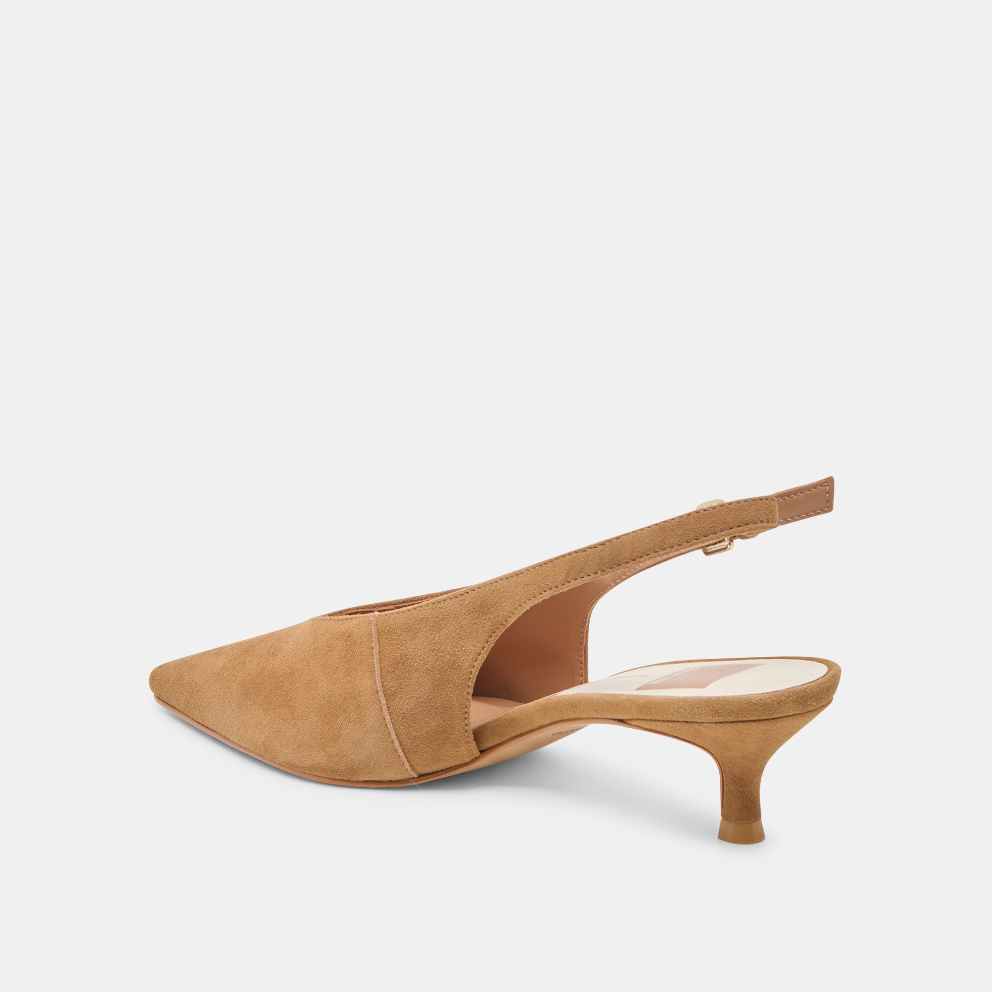 ALENNA HEELS LT BROWN SUEDE - Image 9