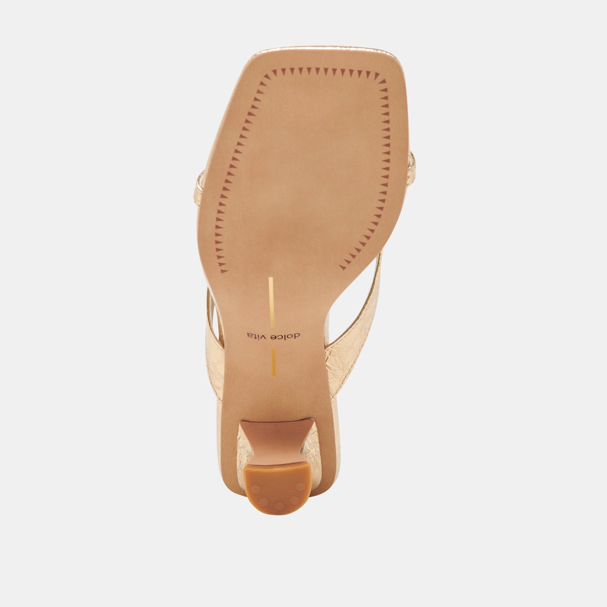 BREVEL HEELS GOLD DISTRESSED LEATHER - Image 11