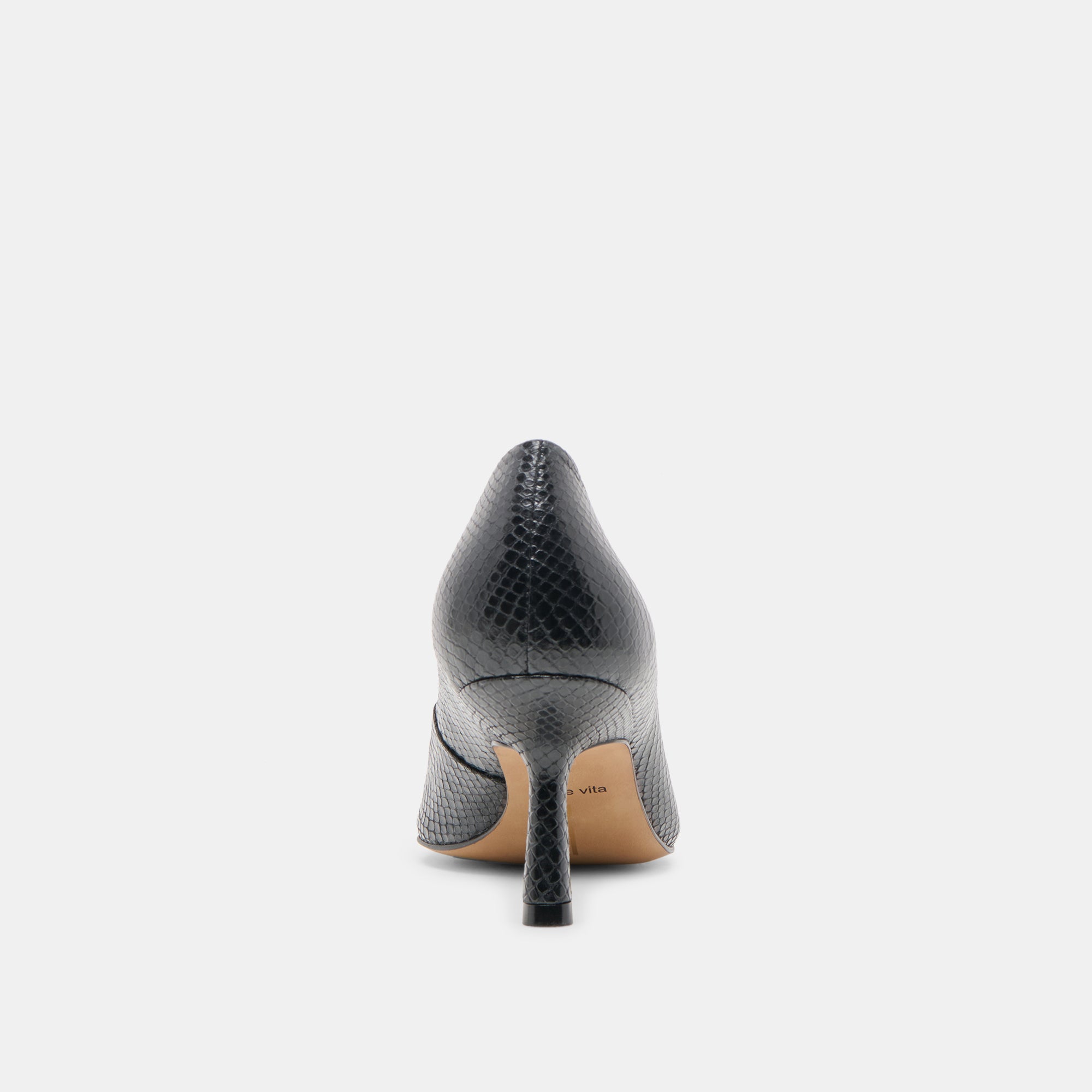 BRIONA HEELS ONYX EMBOSSED LEATHER - Image 10