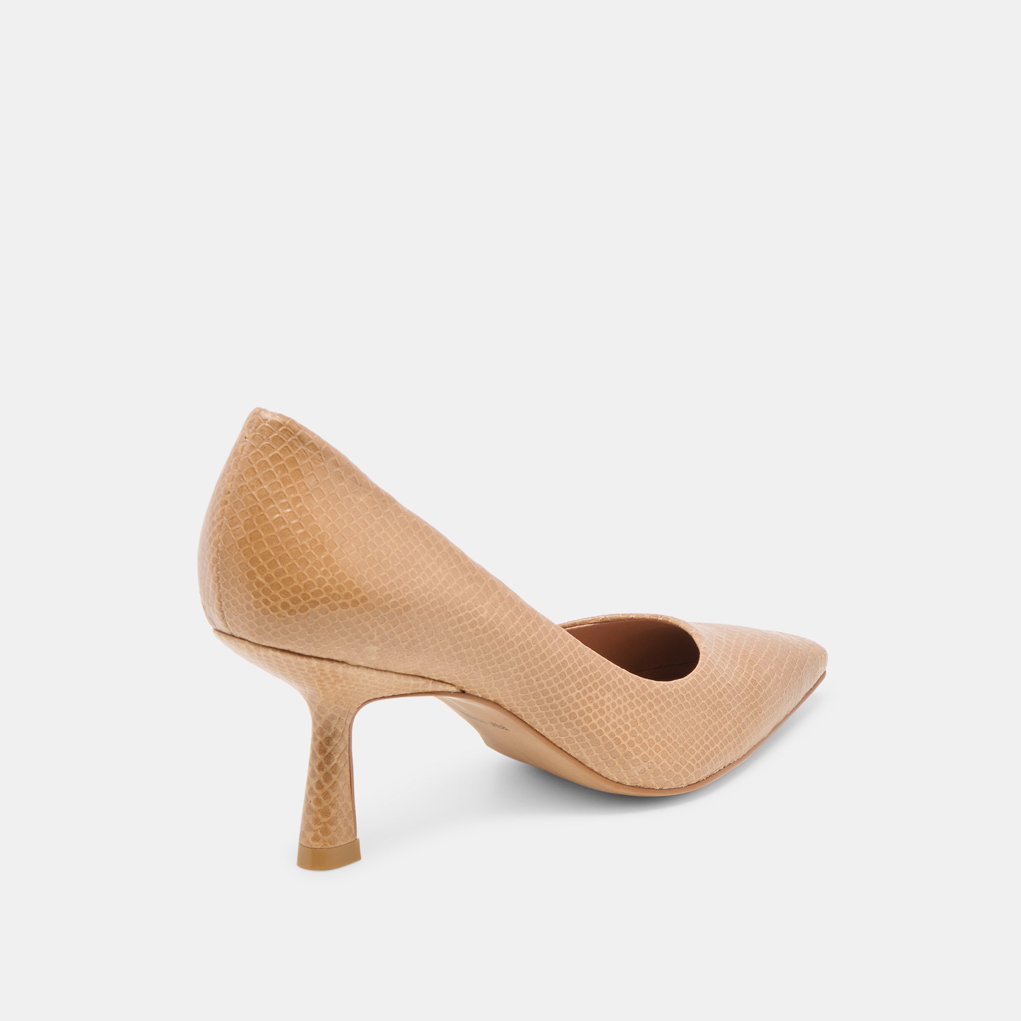 BRIONA HEELS WHISKEY EMBOSSED LEATHER - Image 3