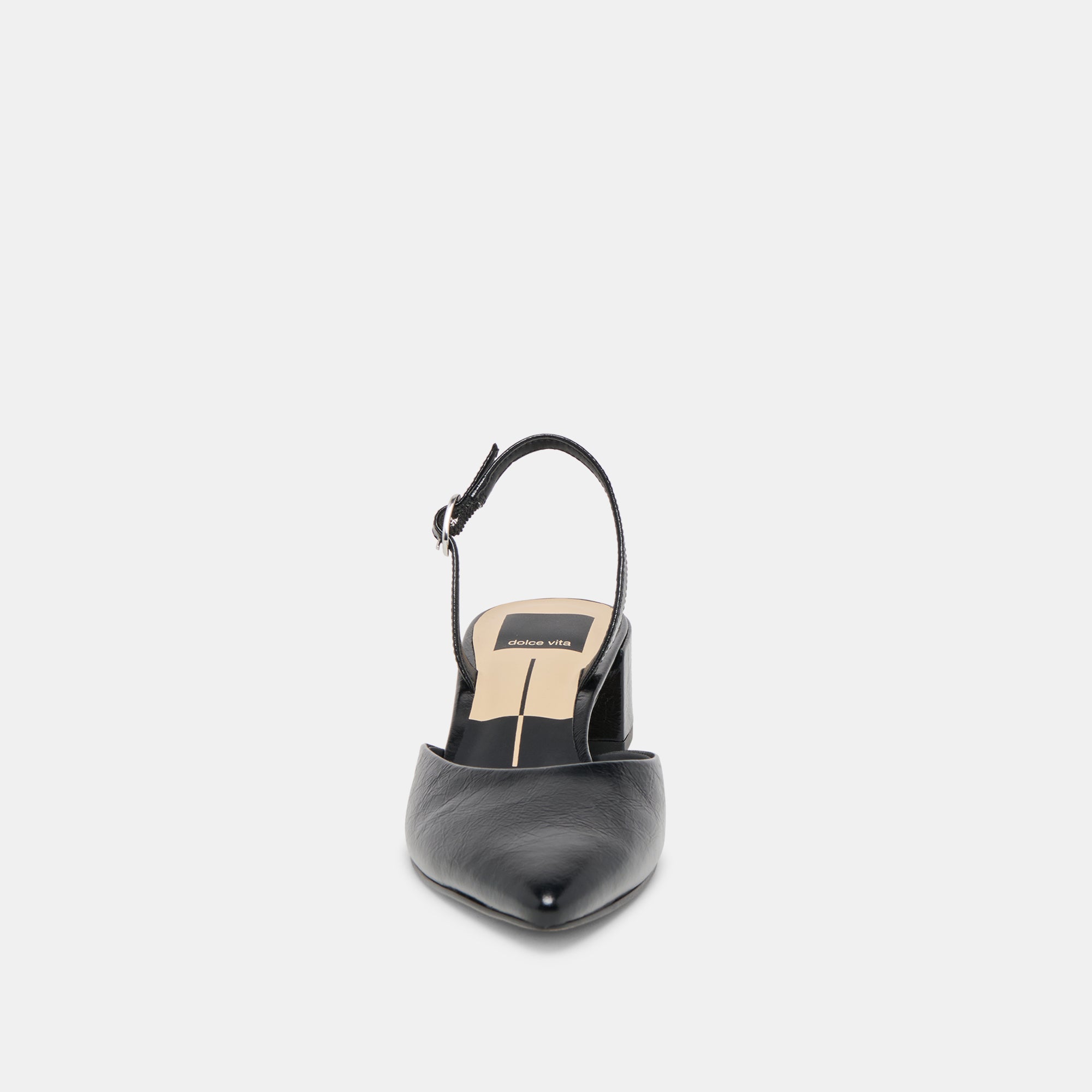 CAREL HEELS MIDNIGHT CRINKLE PATENT LEATHER - Image 6