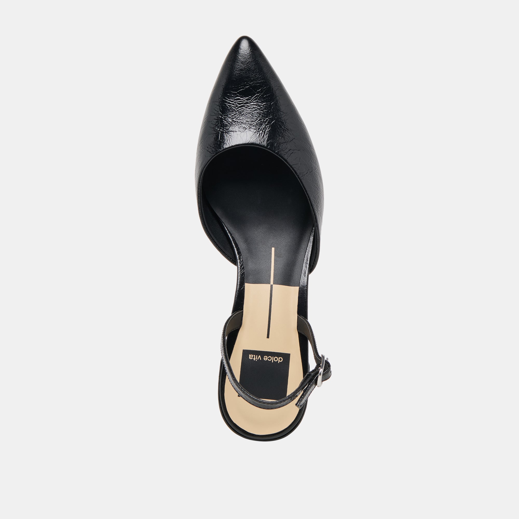 CAREL HEELS MIDNIGHT CRINKLE PATENT LEATHER - Image 8