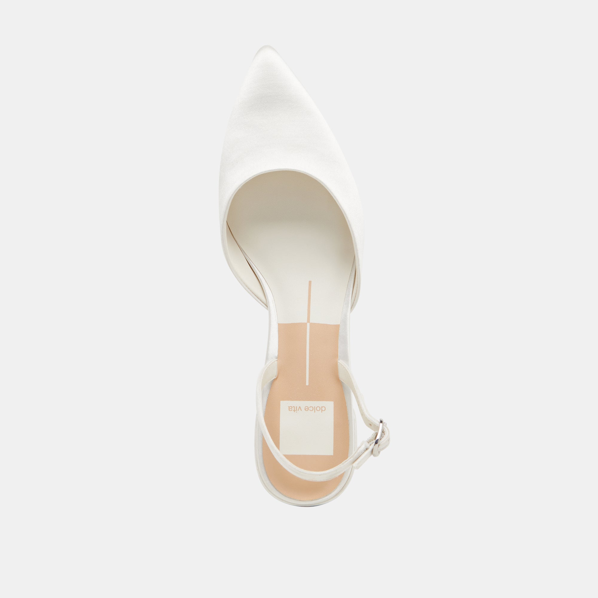 CAREL HEELS TRUE WHITE SATIN - Image 11