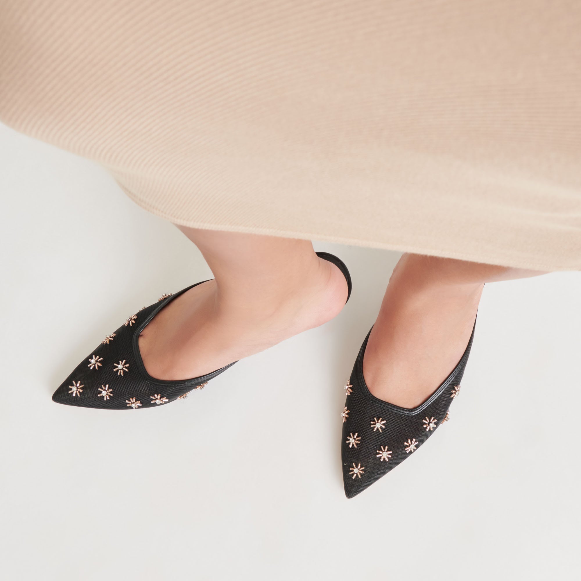 CLARA HEELS BLACK MESH - Image 4