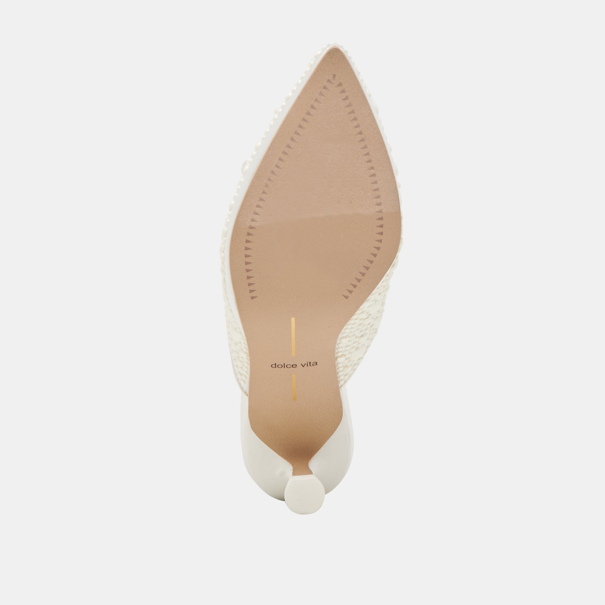 CLAYTN PEARL HEELS TRUE WHITE SATIN - Image 12