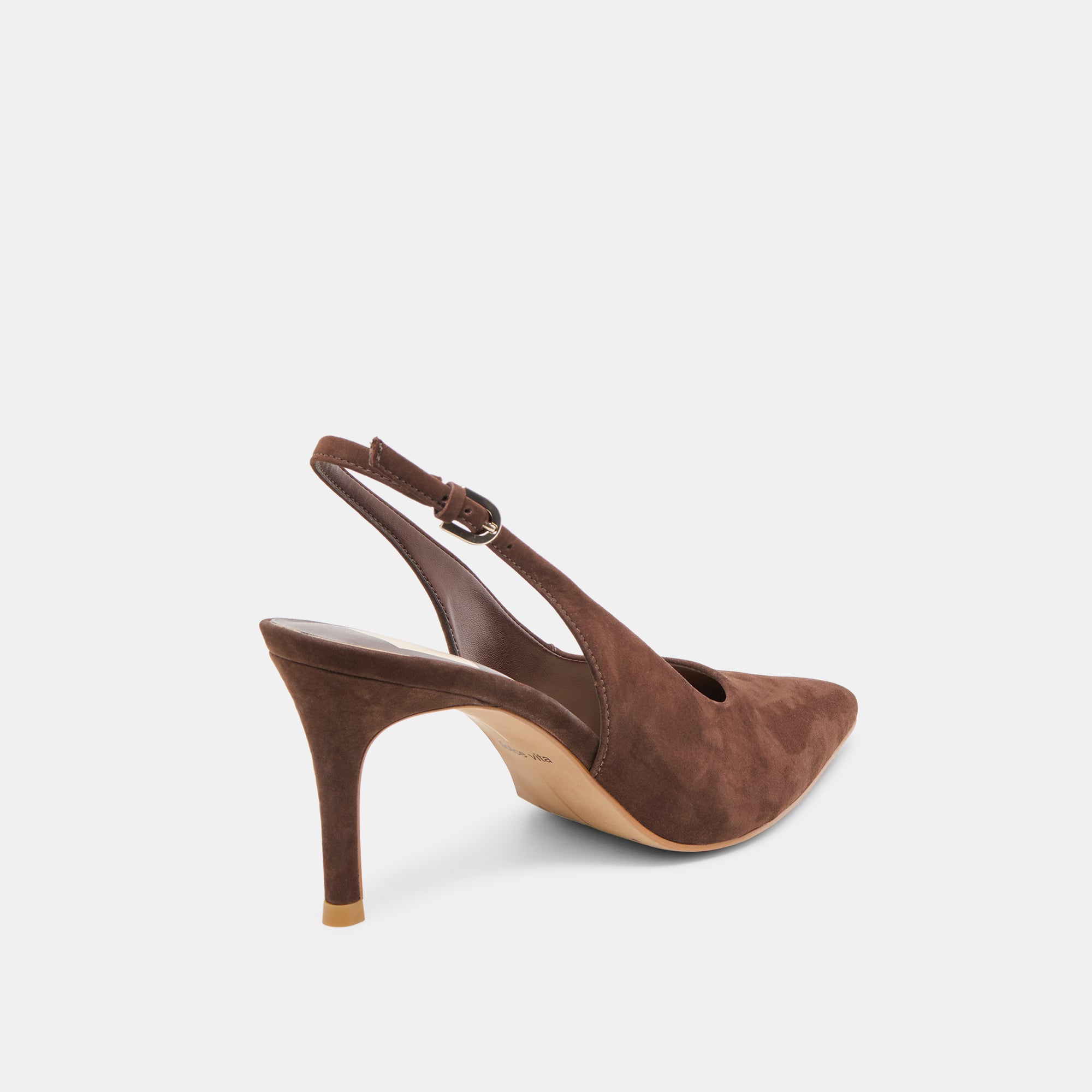 ELASI HEELS DK BROWN NUBUCK - Image 5