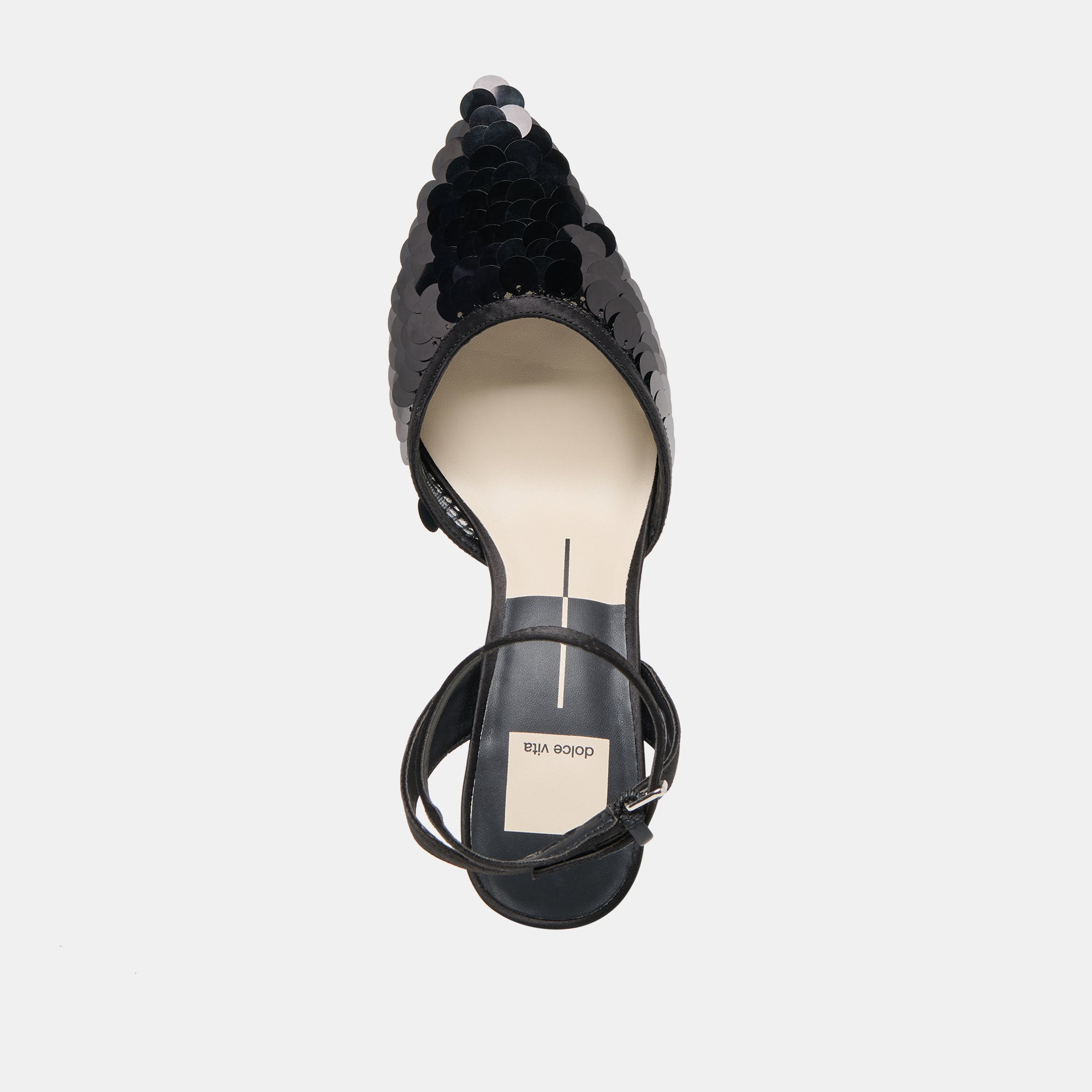 ELIZZA CONFETTI HEELS ONYX WOVEN MESH - Image 11