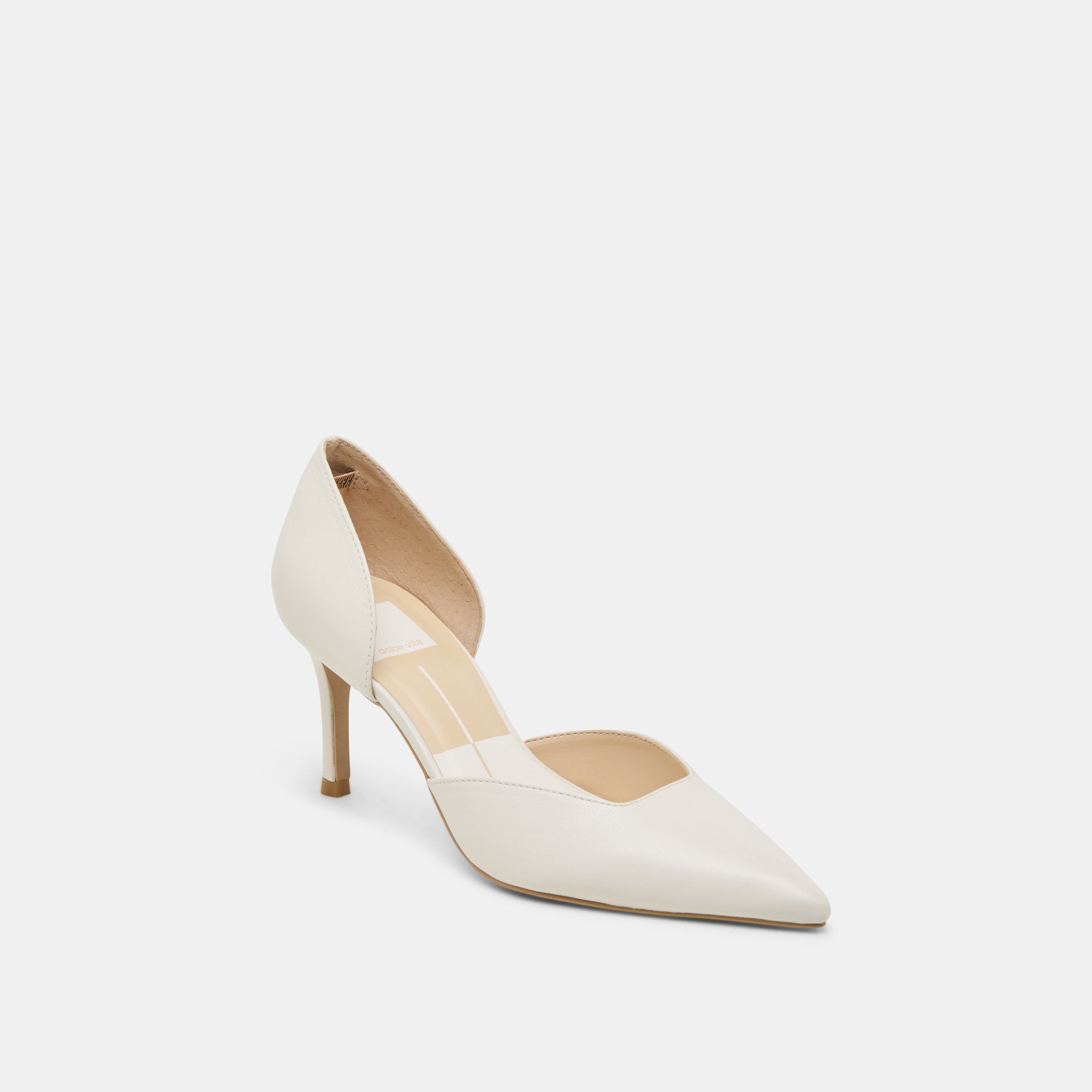 ELOY HEELS WHITE LEATHER - Image 2