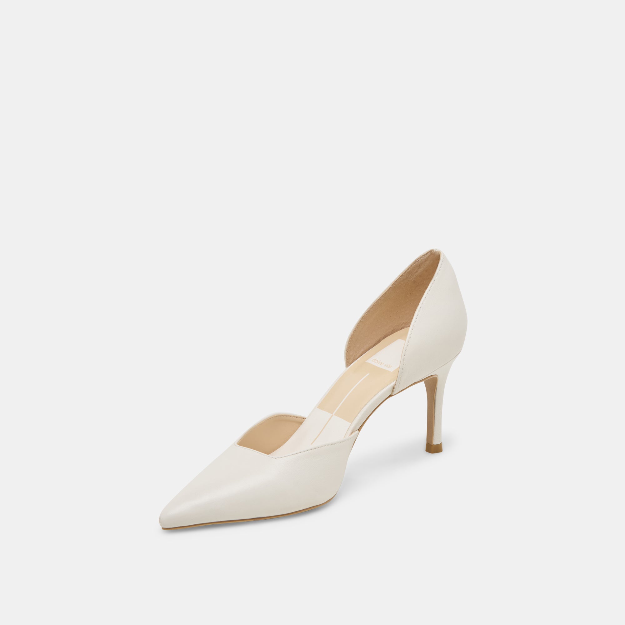 ELOY HEELS WHITE LEATHER - Image 4