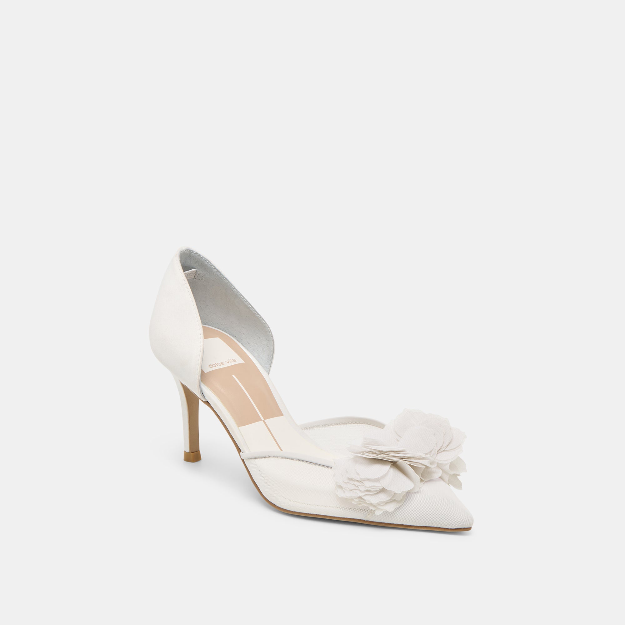 EVELIN HEELS WHITE MESH - Image 3