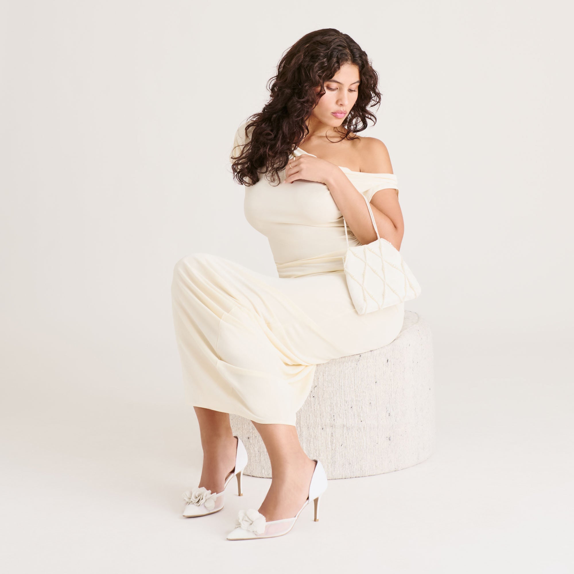 EVELIN HEELS WHITE MESH - Image 8