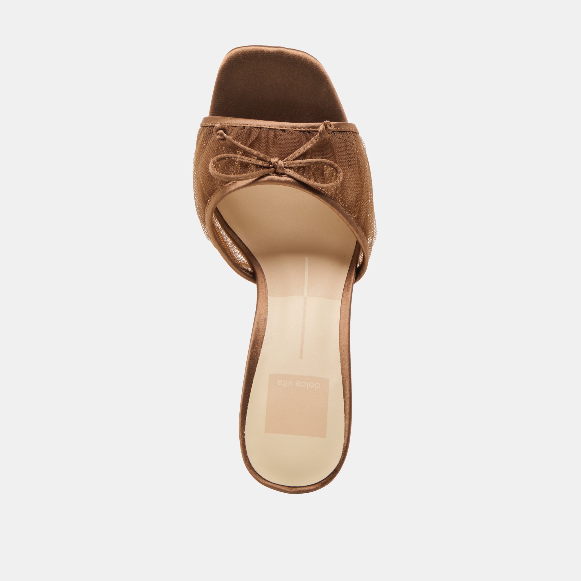 GALEN HEELS MID BROWN TULLE - Image 8