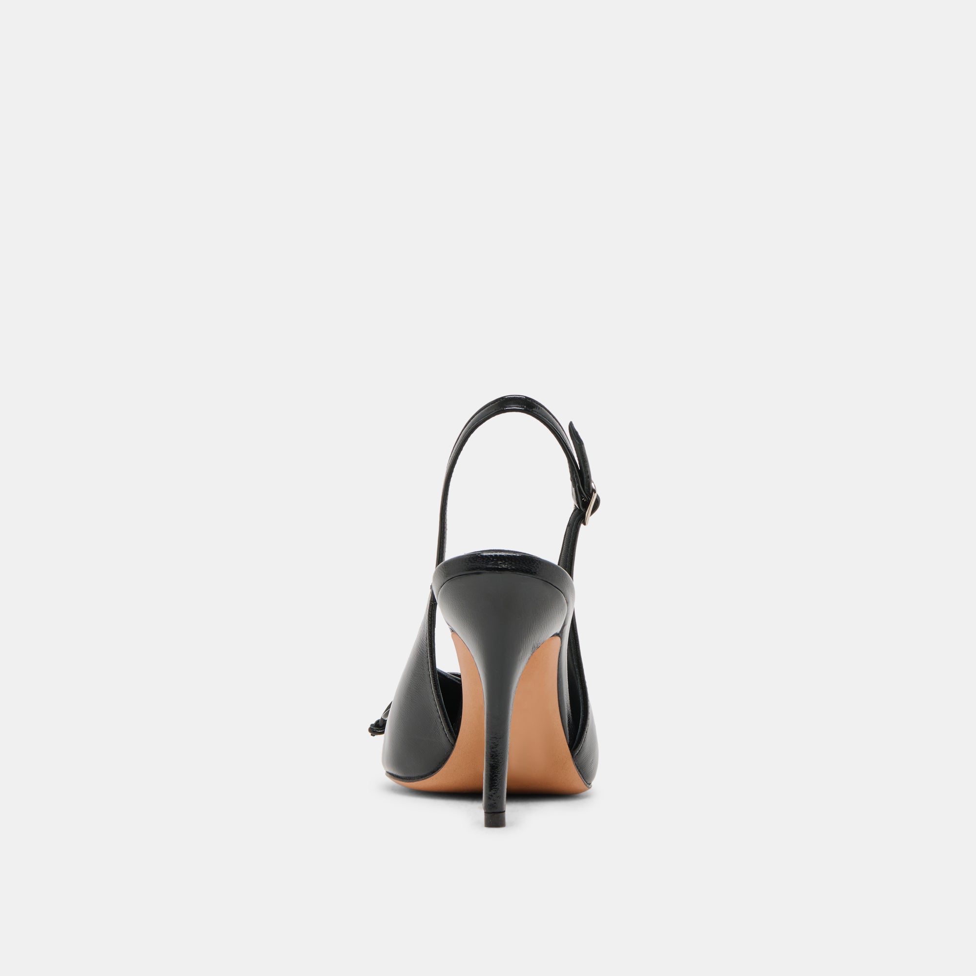 GEENA HEELS BLACK LEATHER - Image 7