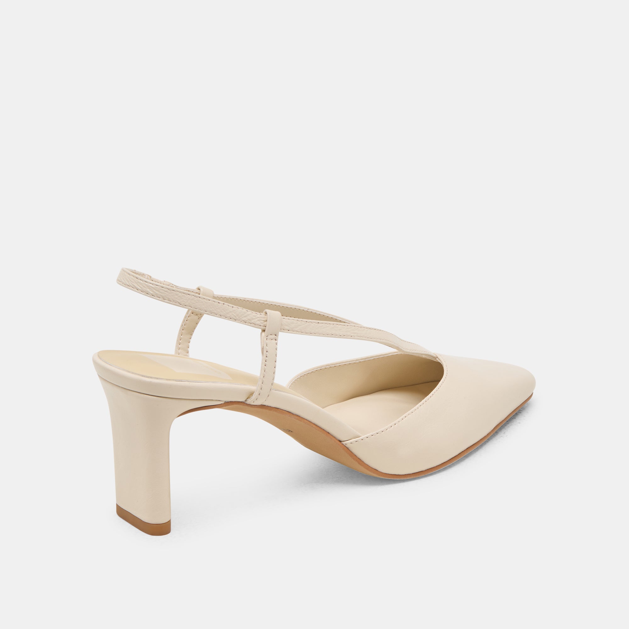 GINAY HEELS BONE LEATHER - Image 3