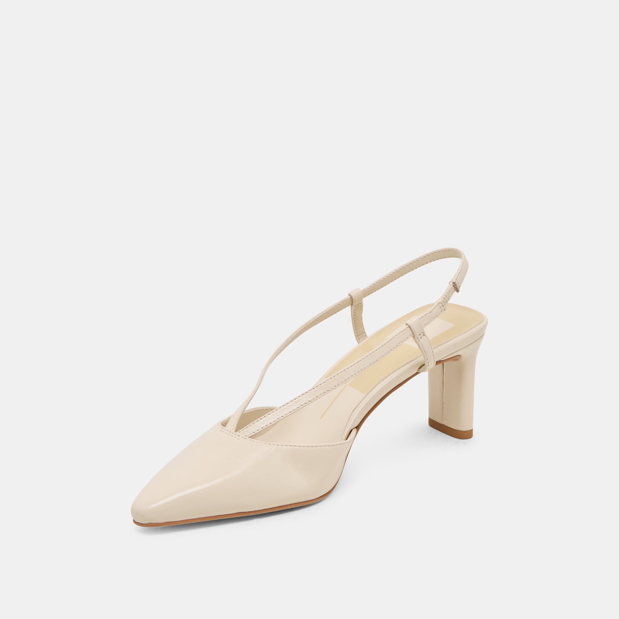 GINAY HEELS BONE LEATHER - Image 4