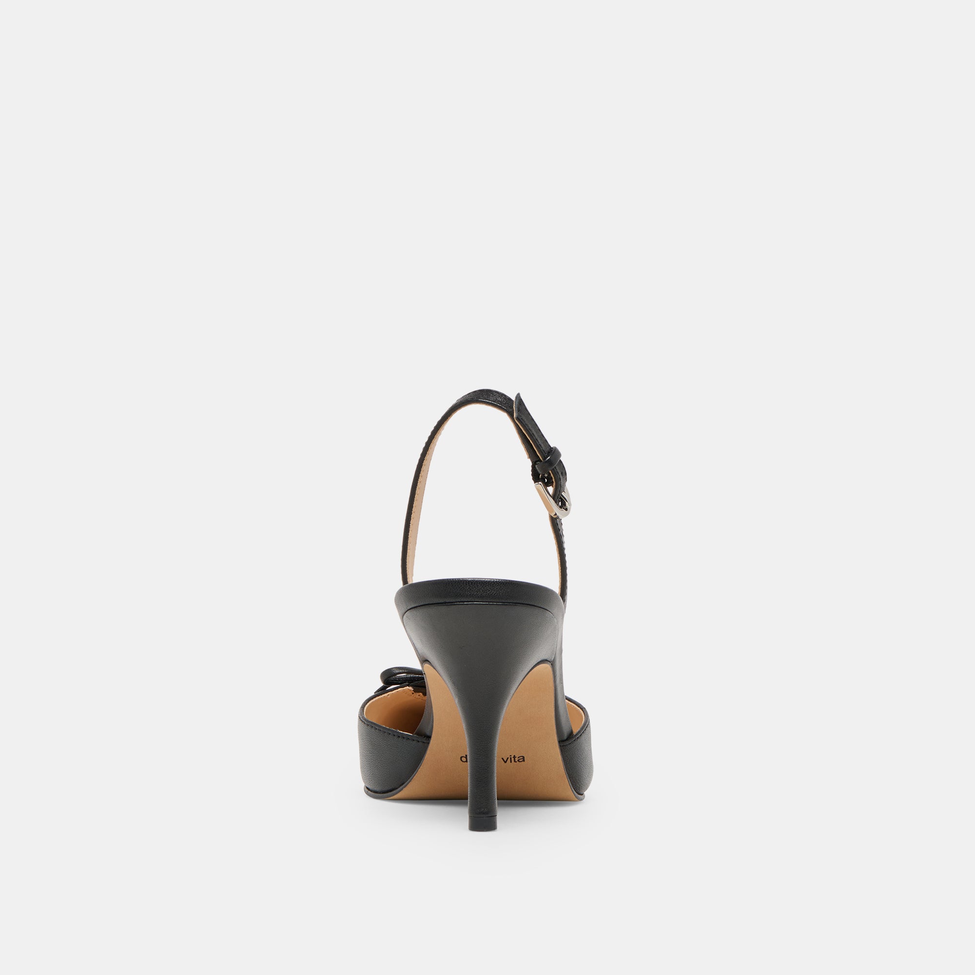 HAMYA HEELS BLACK LEATHER - Image 7