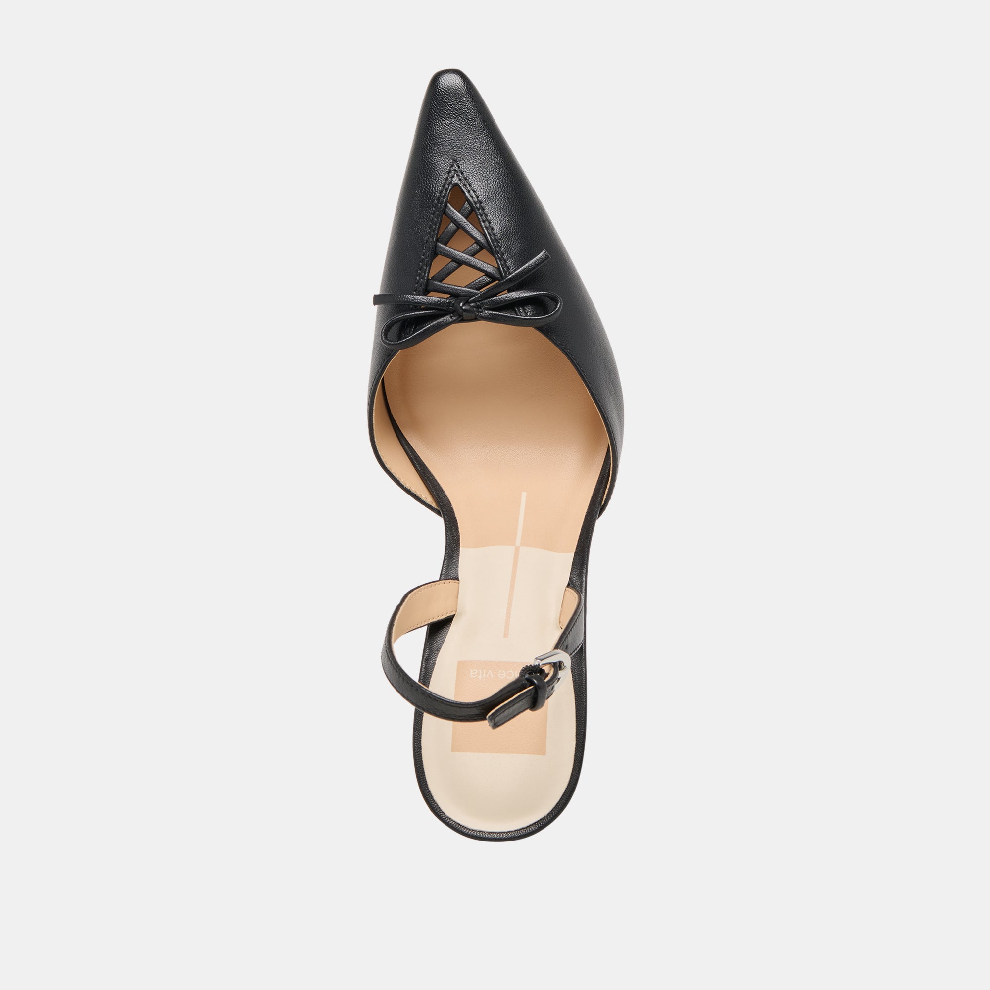 HAMYA HEELS BLACK LEATHER - Image 8