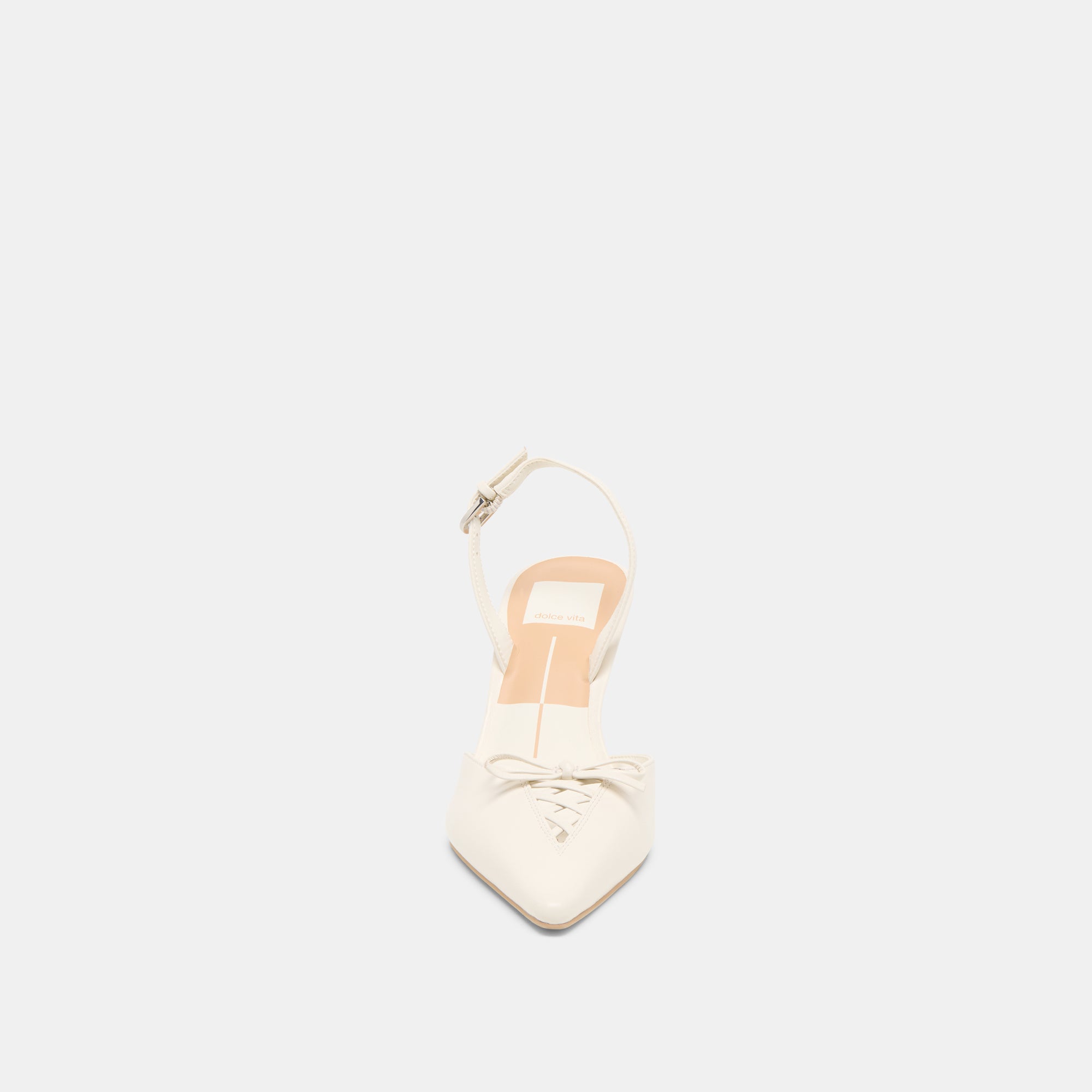HAMYA HEELS WHITE LEATHER - Image 9